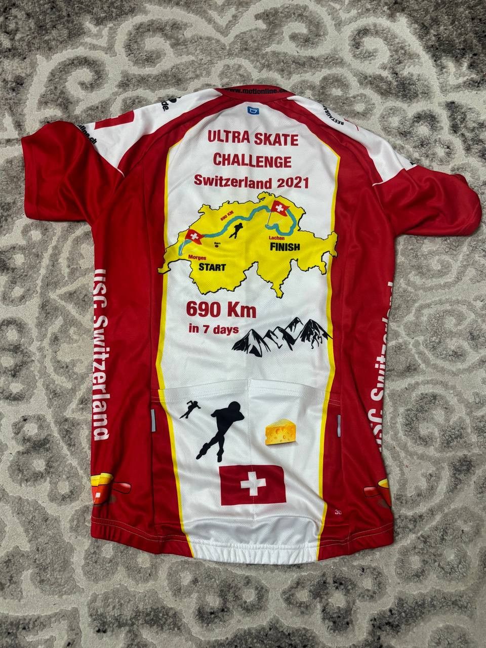 Vintage Rare Ultra Skate Challenge Switzerland 2021 Event Jersey Size US L / EU 52-54 / 3 - 9 Thumbnail
