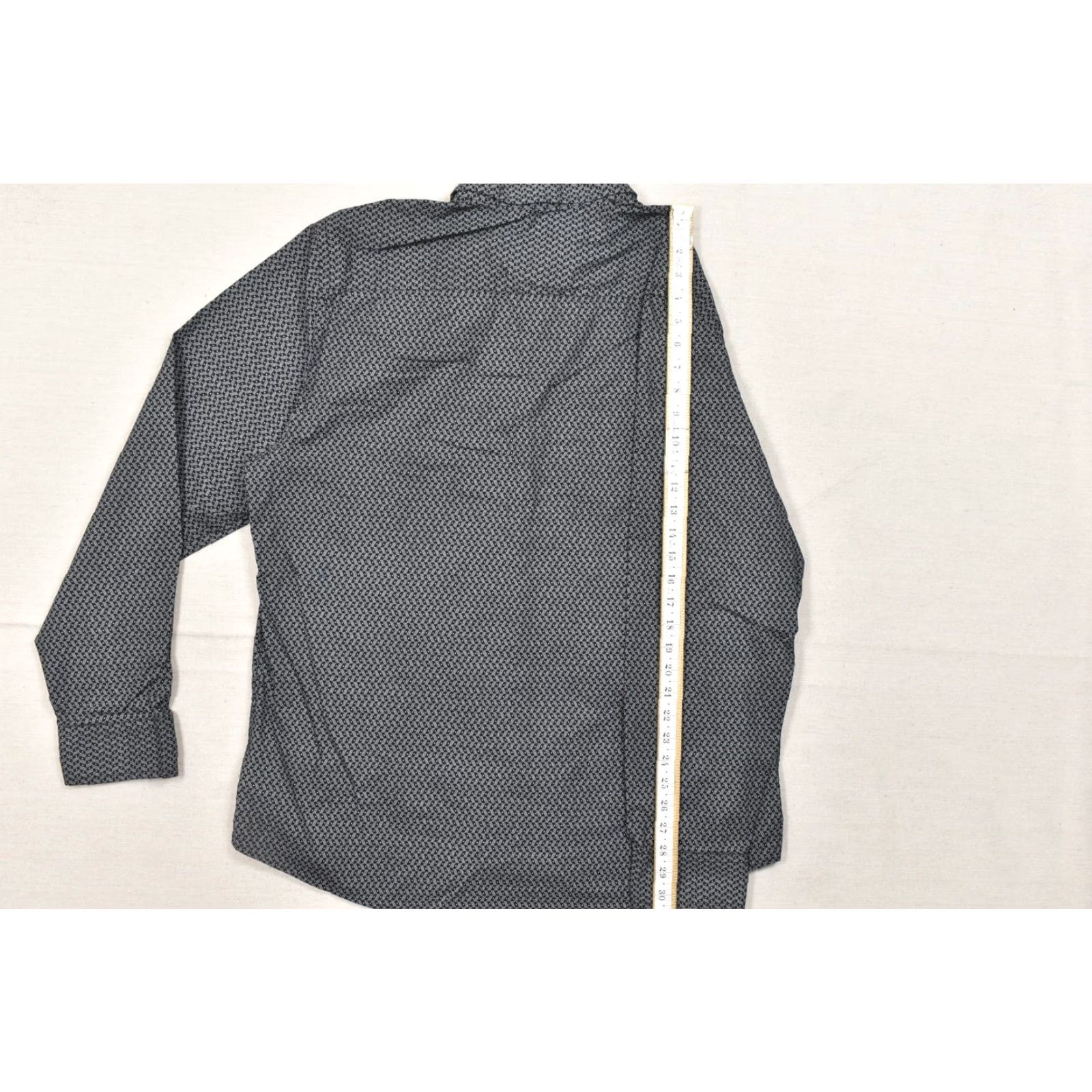 Guess Guess Men's XXL Slim Fit Button Down Shirt Long Sleeve Grey Geometric Print Stre Size US XXL / EU 58 / 5 - 4 Thumbnail