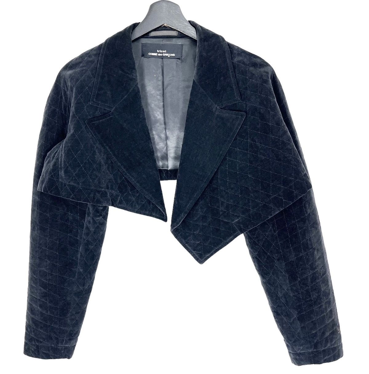 Comme des Garcons × Tricot Comme des Garcons × Vintage Vintage Comme des Garçons Tricot Asymmetrical Cropped Jacket Size S / US 4 / IT 40 - 1 Thumbnail