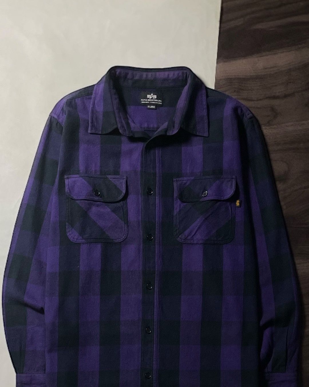 Alpha Industries Heavy Flannel Shirt ALPHA INDUSTRIES Size XL Size US XL / EU 56 / 4 - 2 Thumbnail
