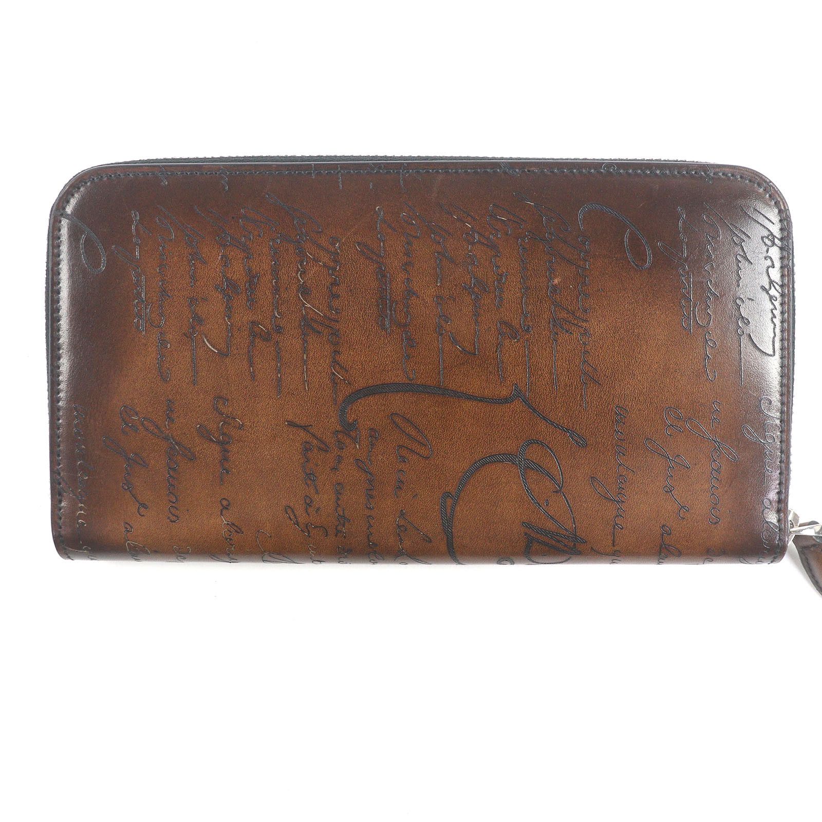 Other Other Berluti Itauba Calligraphy Script Long Zip Wallet Leather Long Wallet DUTY FREE for USA Size ONE SIZE - 1 Thumbnail