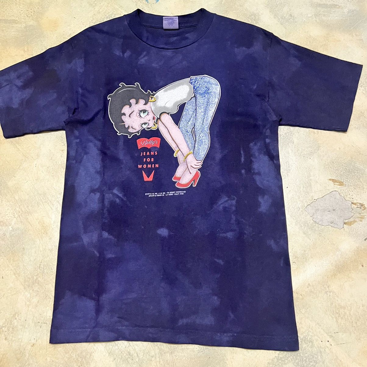 Cartoon Network Vintage Betty Boop Big Logo tie dye t shirt Size US M / EU 48-50 / 2 - 3 Thumbnail