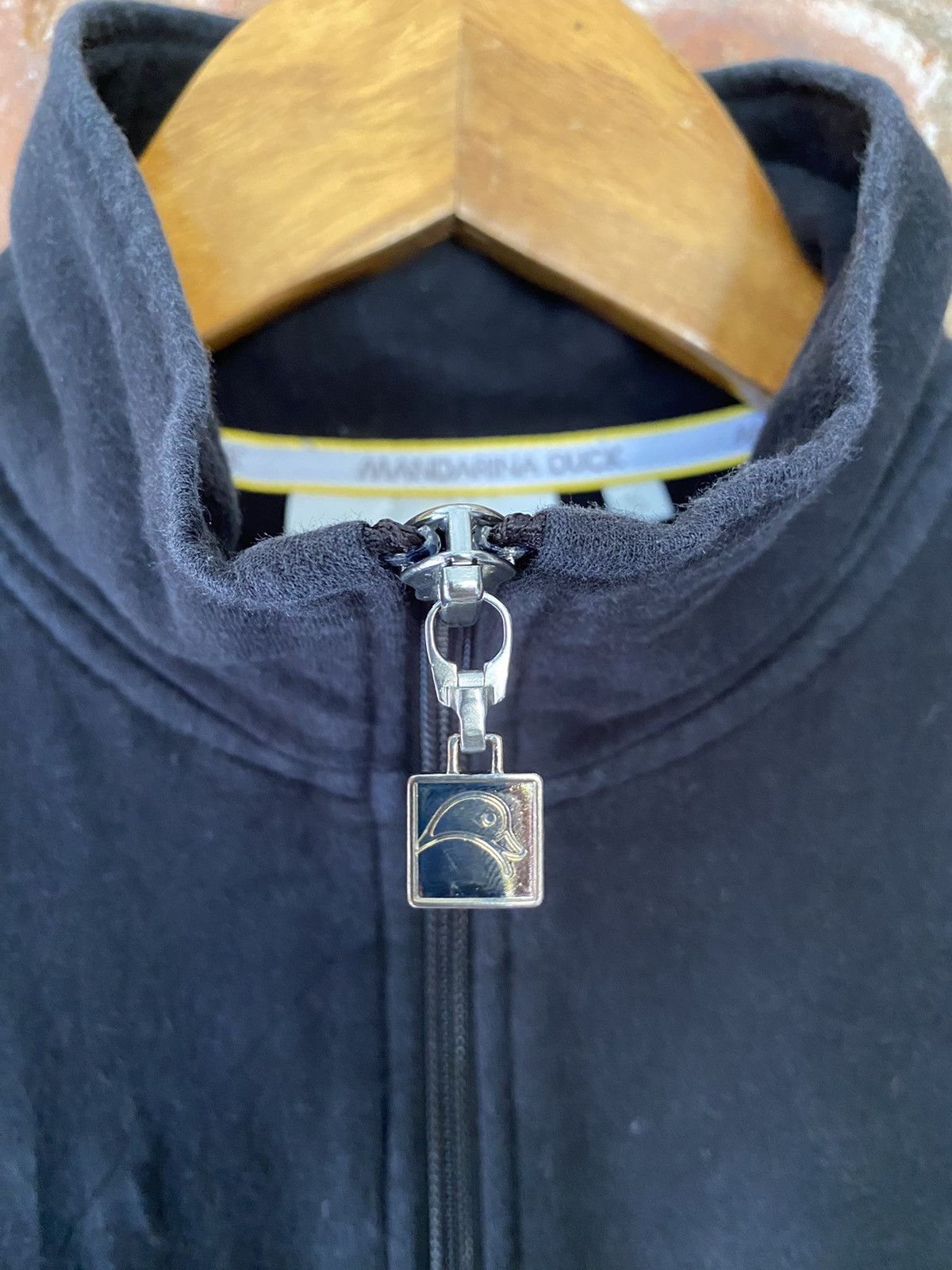 Mandarina Duck × Swarovski Vtg Zipper sweater logo Size S / US 4 / IT 40 - 9 Thumbnail