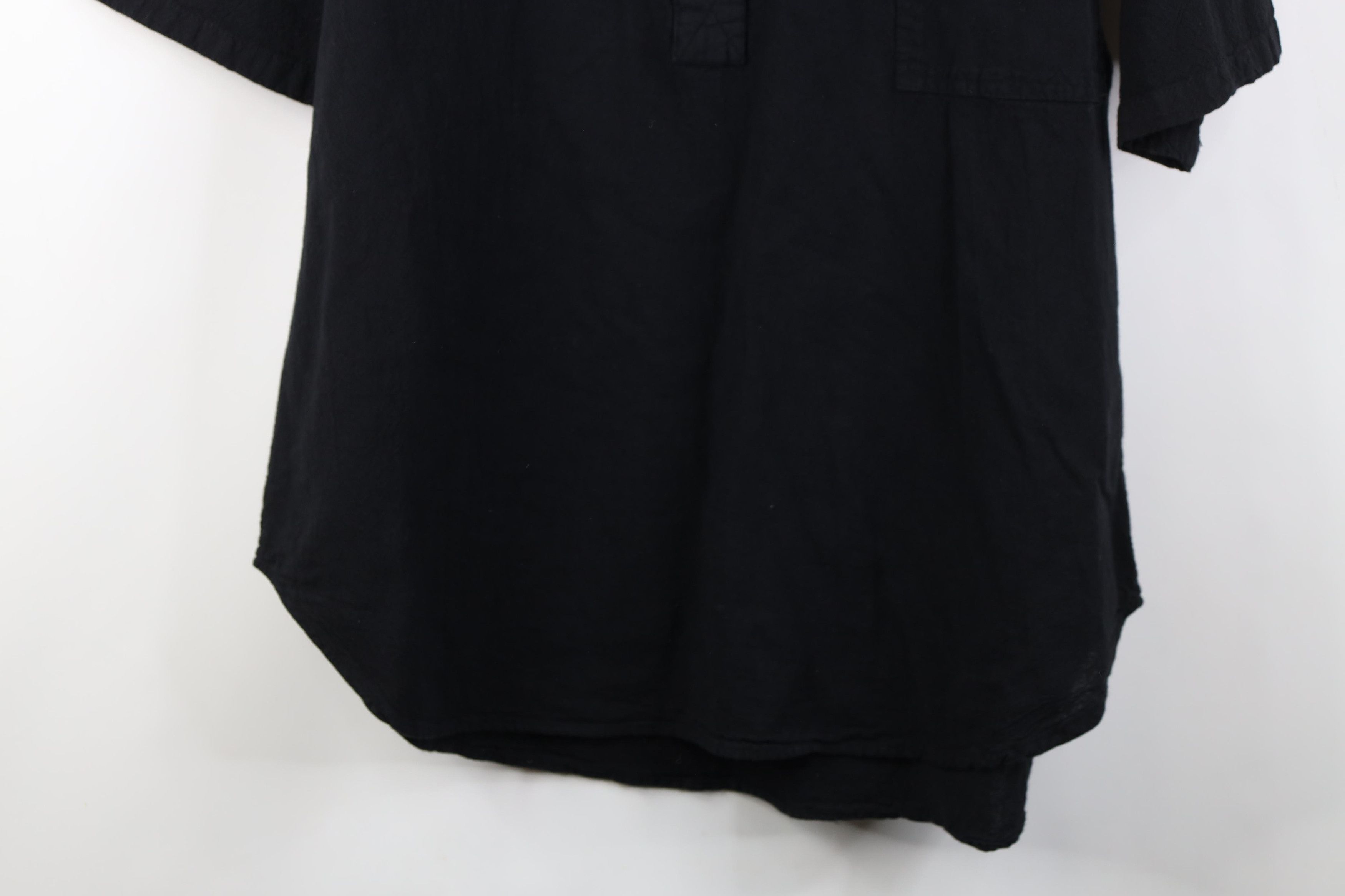 Vintage Vintage 90s Streetwear Button Down Polo Shirt Black USA Size US M / EU 48-50 / 2 - 3 Thumbnail