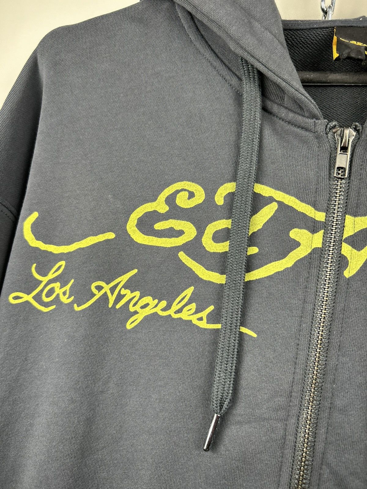 Ed Hardy Vintage Ed Hardy Zip Hoodie Fire Skull Rare Tatto Size US L / EU 52-54 / 3 - 5 Thumbnail