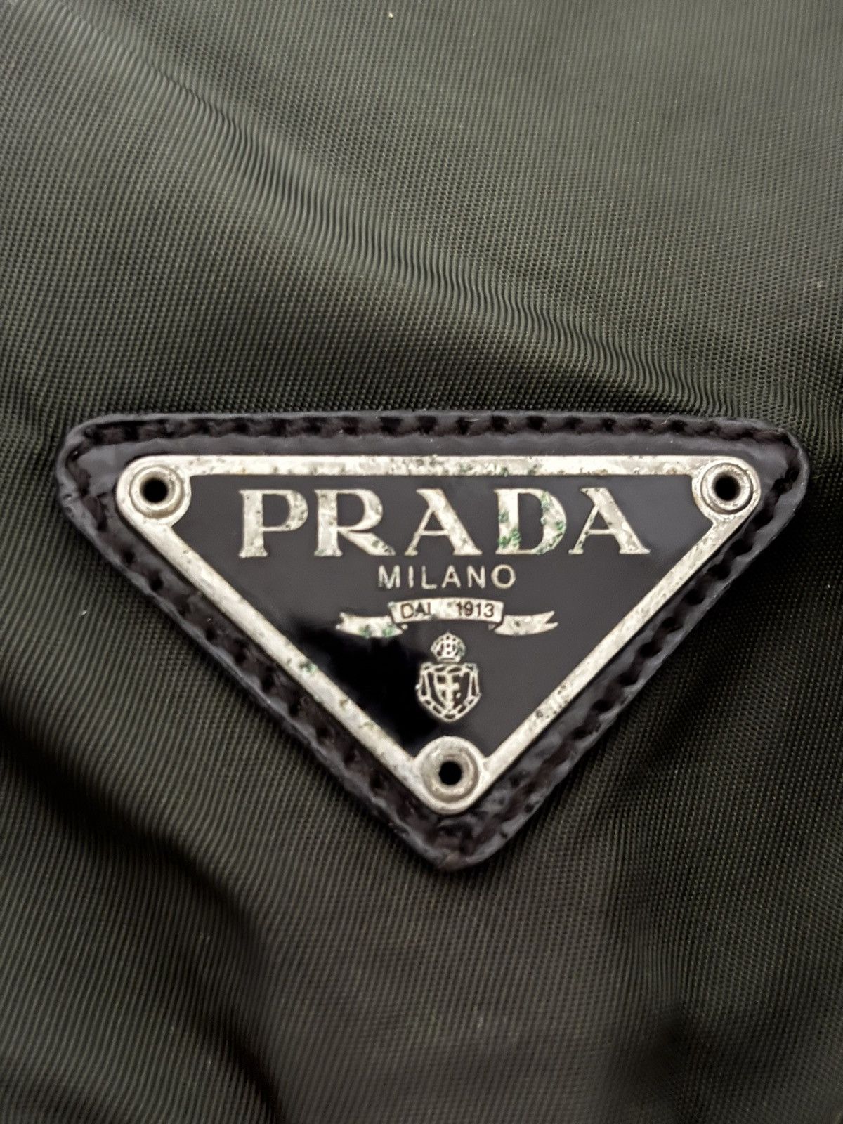 Prada PRADA Nylon Backpack Olive Green Bag Velo authentic Size ONE SIZE - 2 Thumbnail