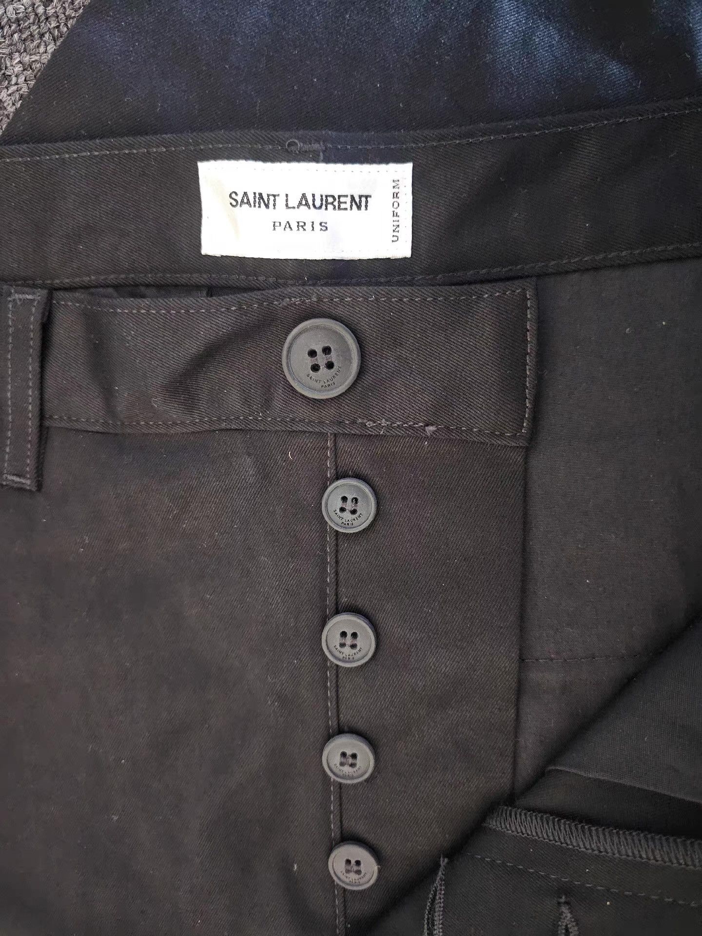Saint Laurent Paris Saint Laurent black casual pants. Q4 Size US 32 / EU 48 - 3 Thumbnail