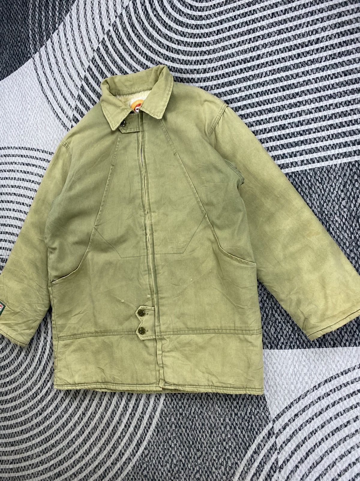Vintage Vintage Artic-King Rare Green Double Collar Zipper Jacket Size US L / EU 52-54 / 3 - 4 Thumbnail
