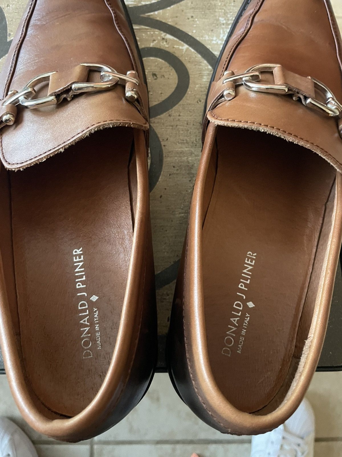 Donald Pliner Bryc2 Saddle Baby Calf slip on loafers Size US 10 / EU 43 - 6 Thumbnail