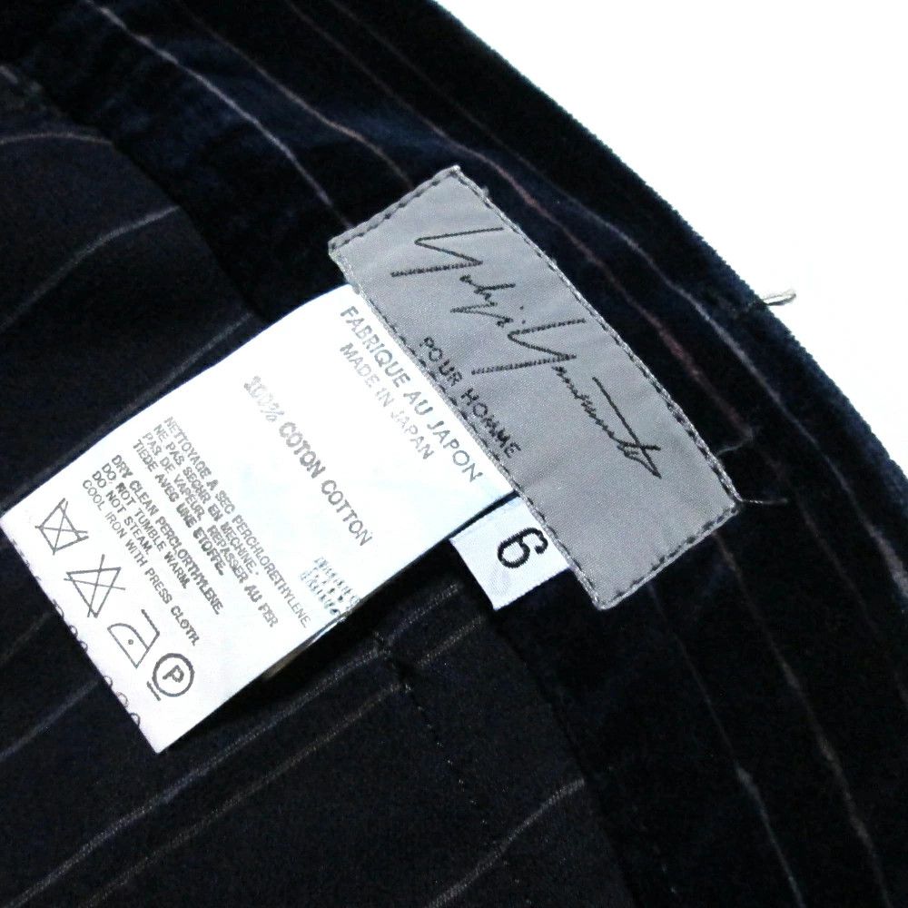 Yohji Yamamoto Yohji Yamamoto Pour Homme Velvet Wide Bush Pants Size US 37 - 3 Thumbnail