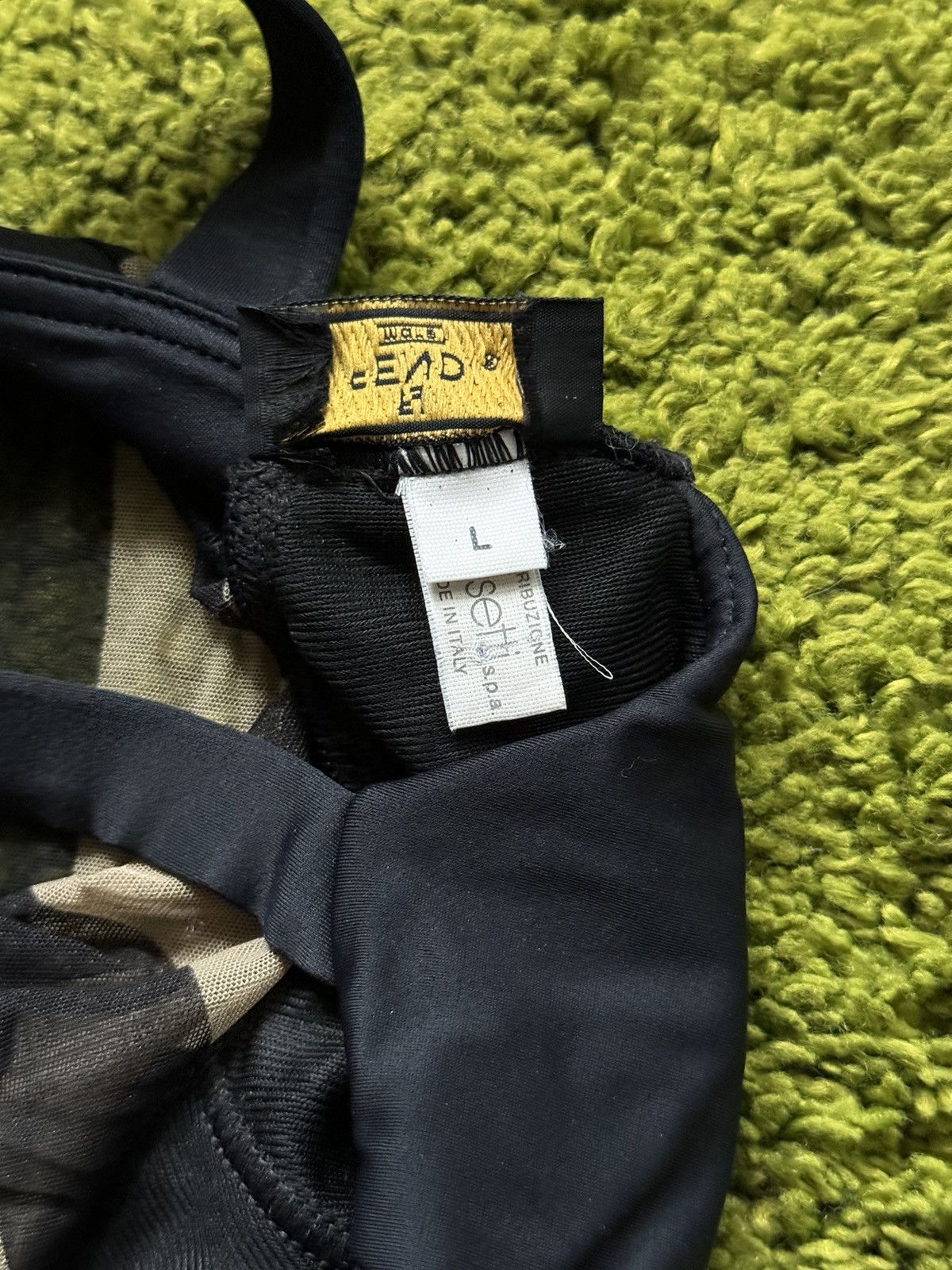 Fendi Fendi 1990s archive vintage one-piece swimsuit bodysuit Size L / US 10 / IT 46 - 5 Thumbnail