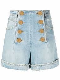 o1srvl11e1123 Jeans Short in Blue