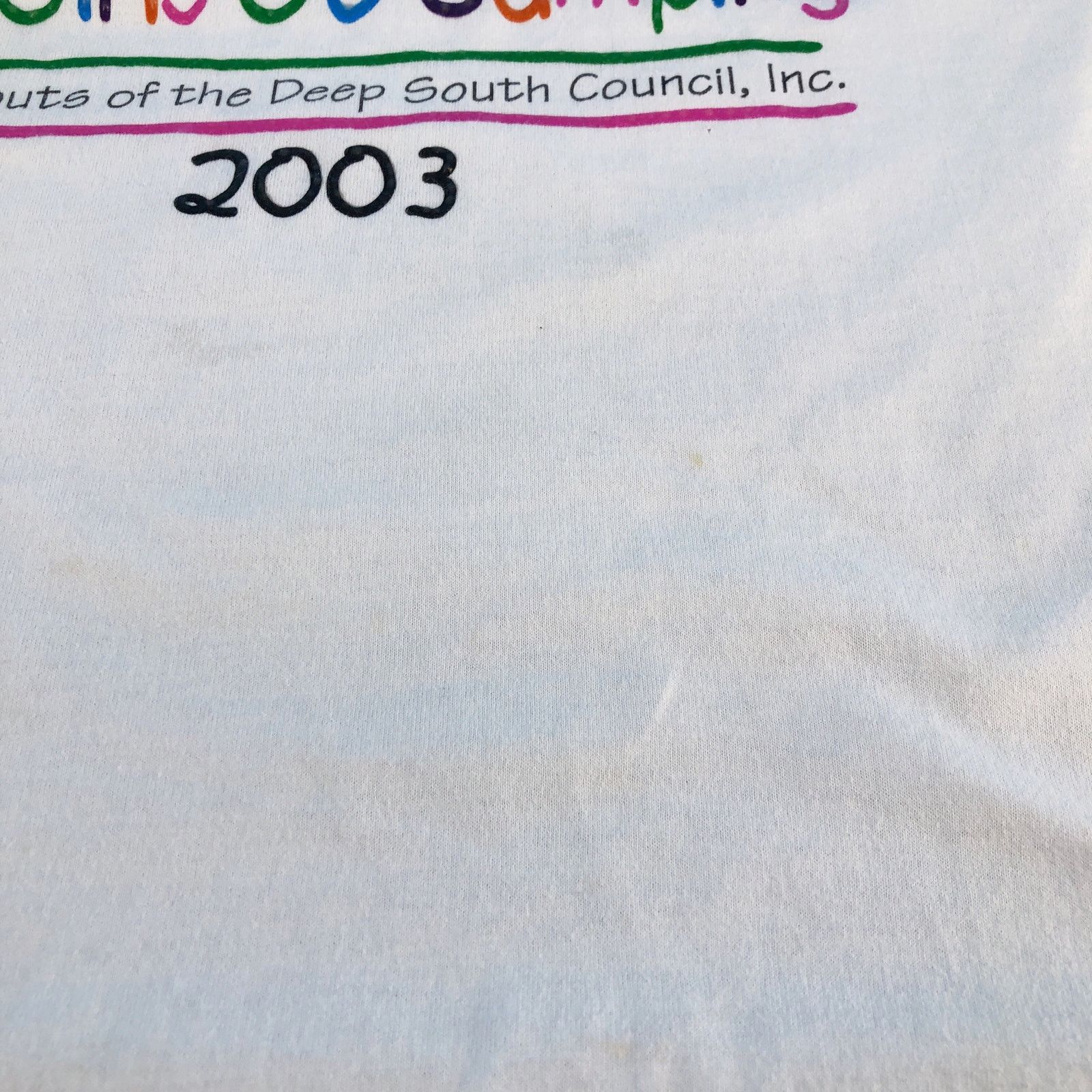 Fruit Of The Loom × Vintage Girl Scouts Big Girls Go Camping 2003 tshirt Y2K vintage Size M / US 6-8 / IT 42-44 - 7 Thumbnail
