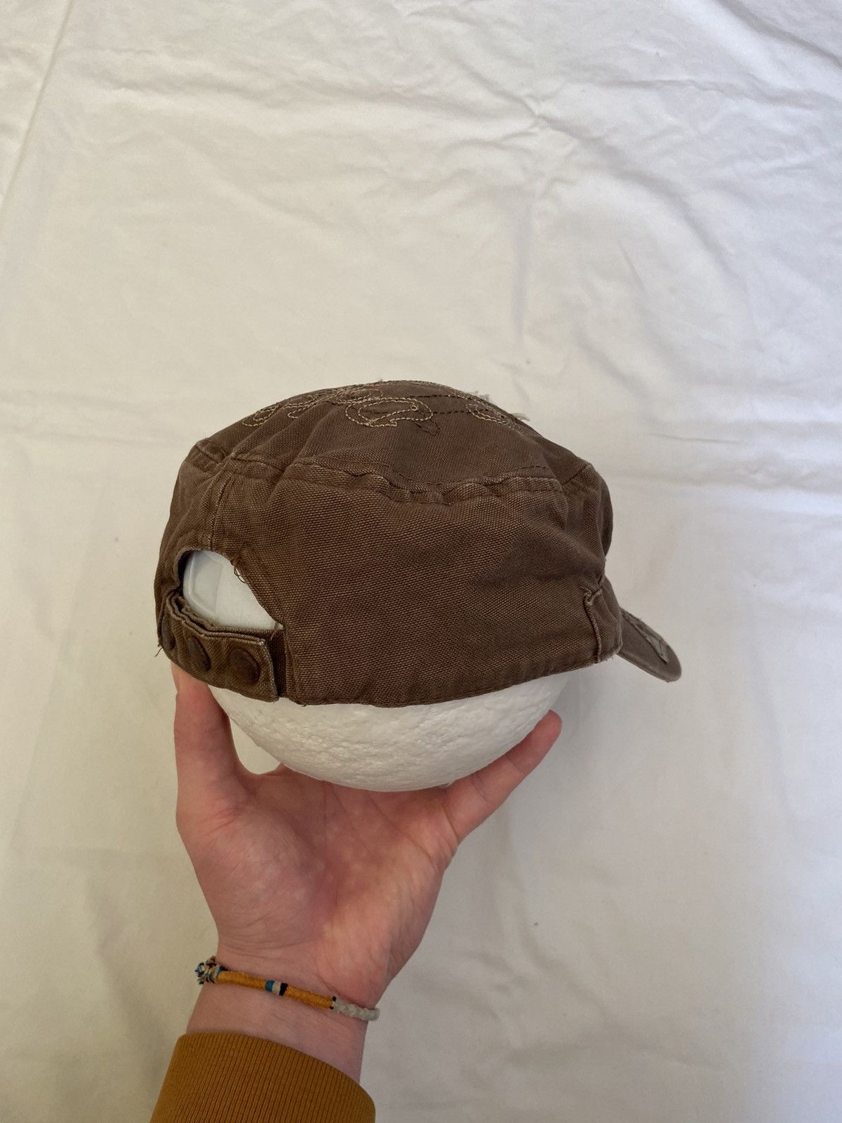Dolce & Gabbana × Vintage Vintage Dolce & Gabbana Cap Y2K Distressed Rusted Hat Logo Size ONE SIZE - 5 Thumbnail