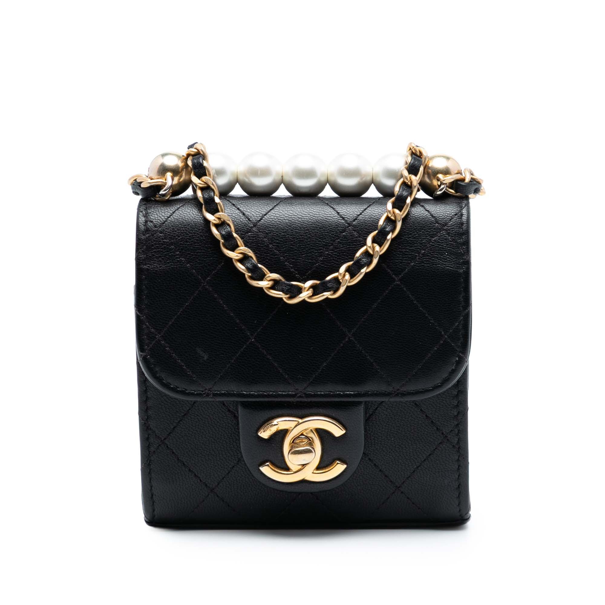 Chanel Chanel Mini Goatskin Chic Pearls Clutch On Chain Size ONE SIZE - 1 Thumbnail