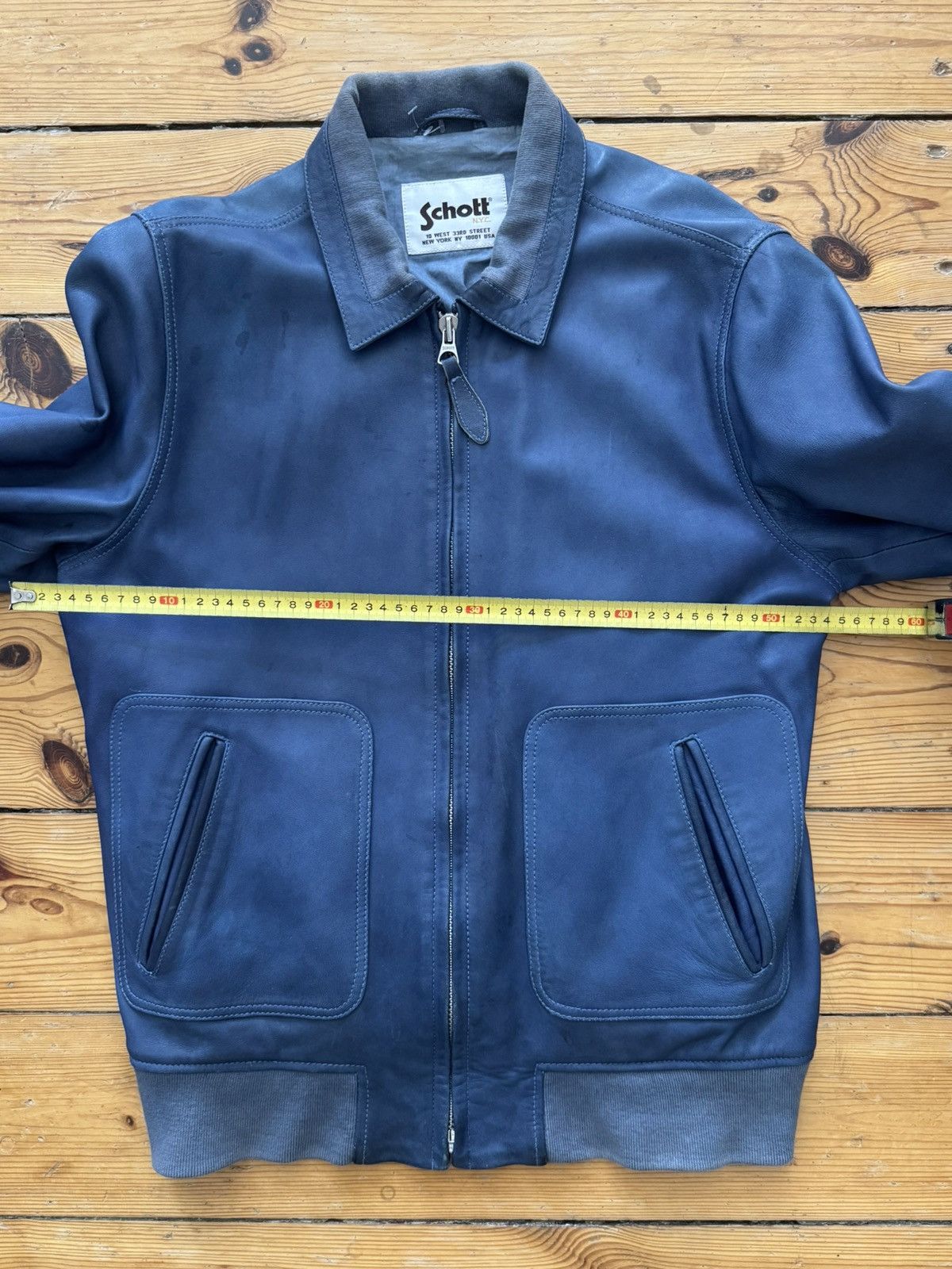 Schott Vintage Schott Leather Jacket Size US L / EU 52-54 / 3 - 5 Thumbnail