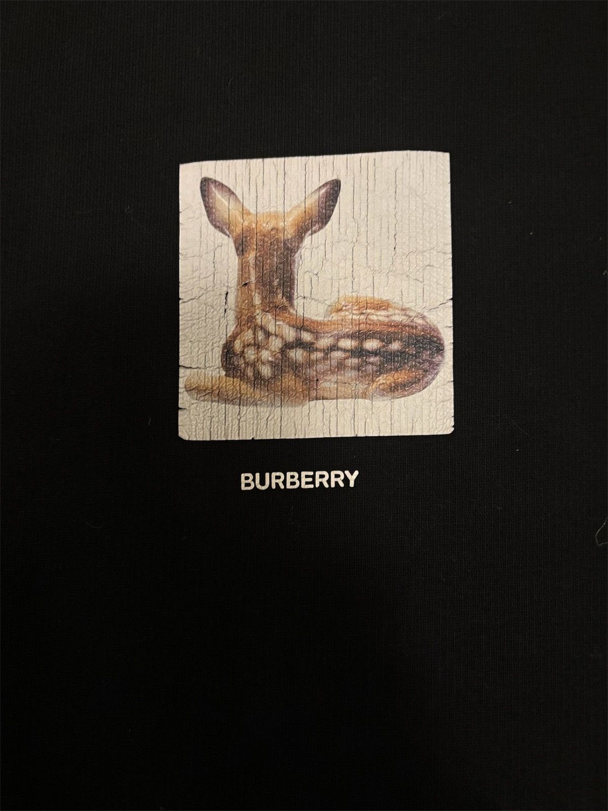 Burberry Burberry Deer Graphic Pullover Hoodie Black Size US L / EU 52-54 / 3 - 9 Thumbnail