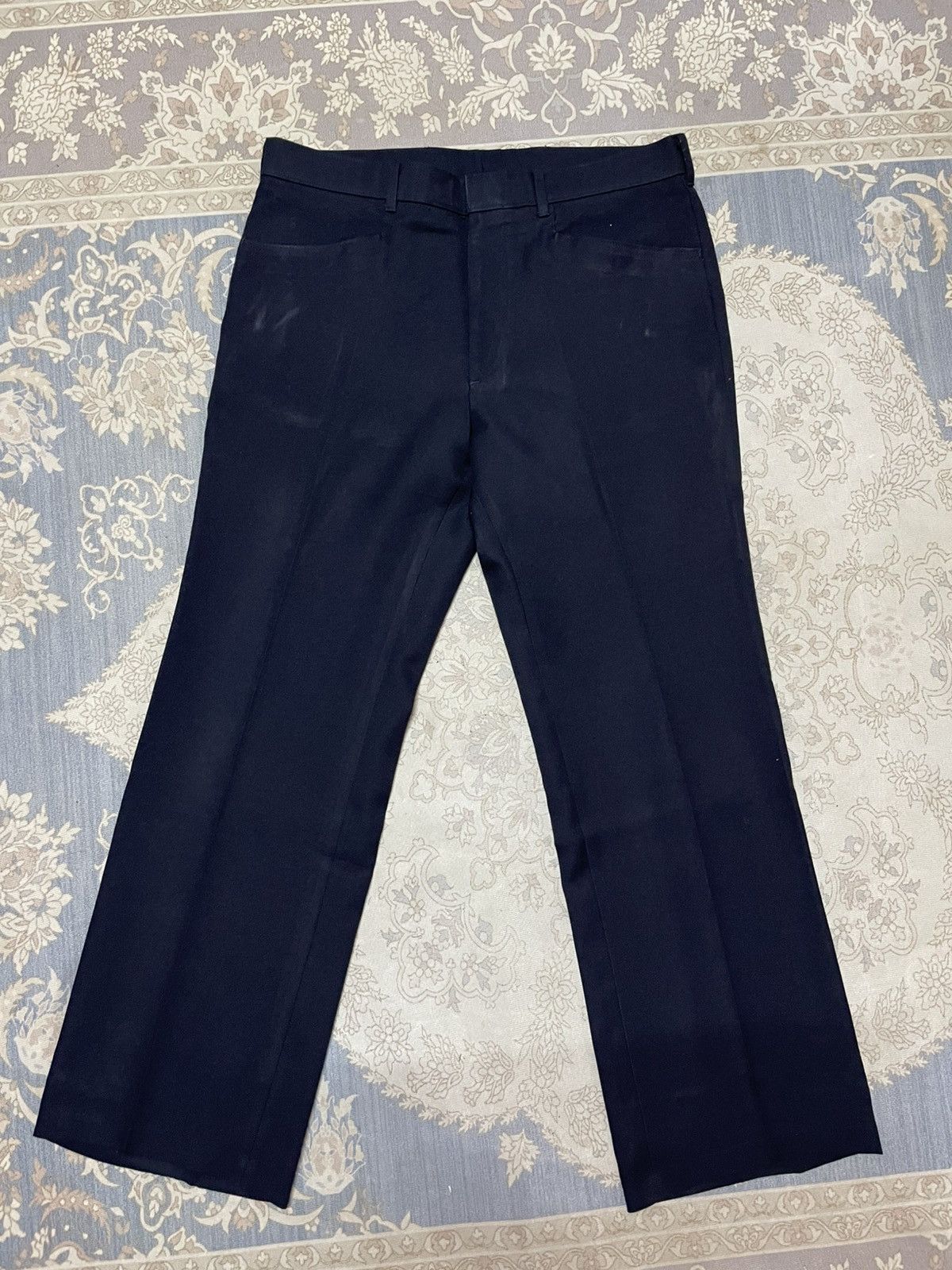 Levi's Vintage Levi’s Action Slack flare STA-PREST Navy Blue Retro Size US 36 / EU 52 - 2 Thumbnail
