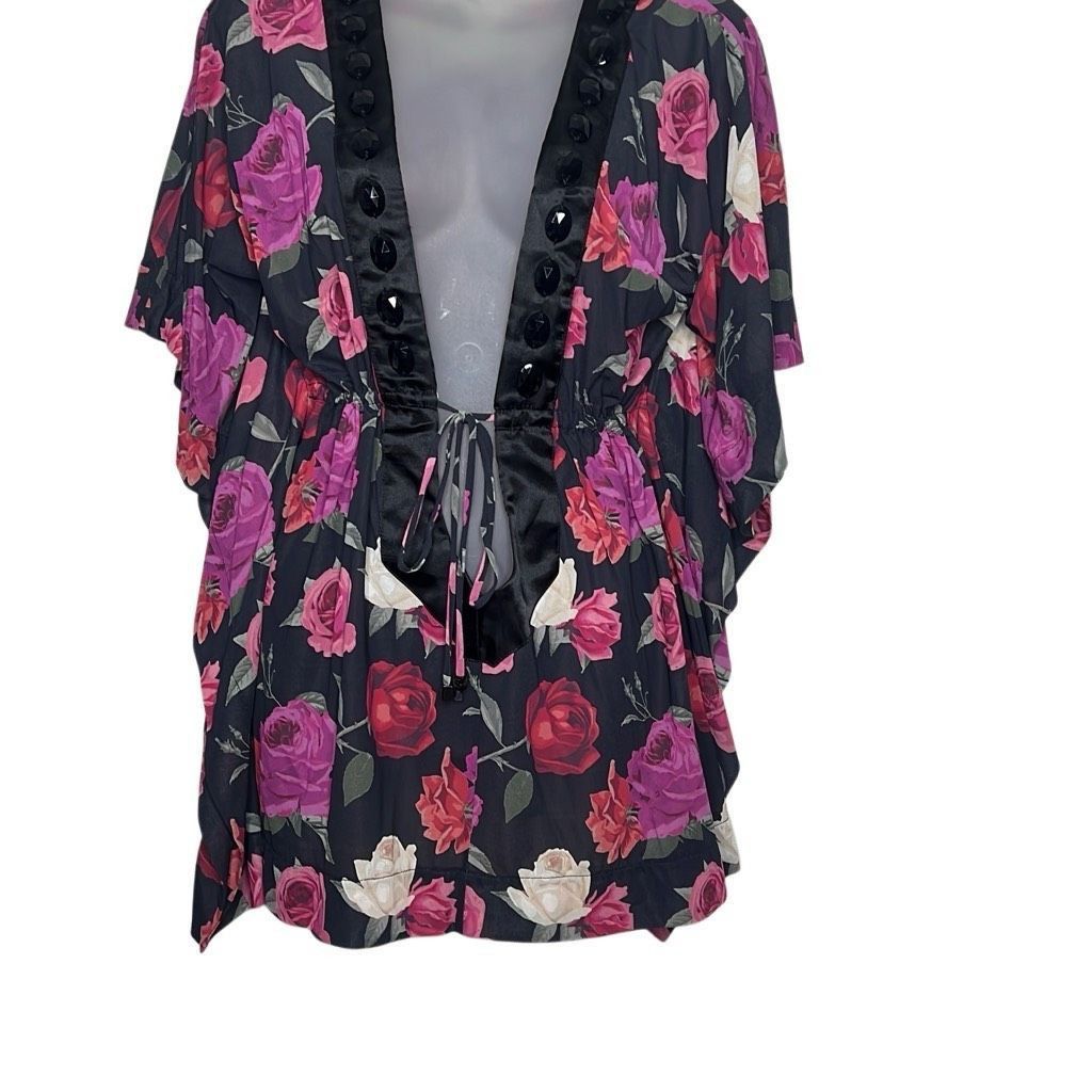 Other NWT Beach Bunny Miss Me Tunic Rear OS Rose (006) Size ONE SIZE - 4 Thumbnail