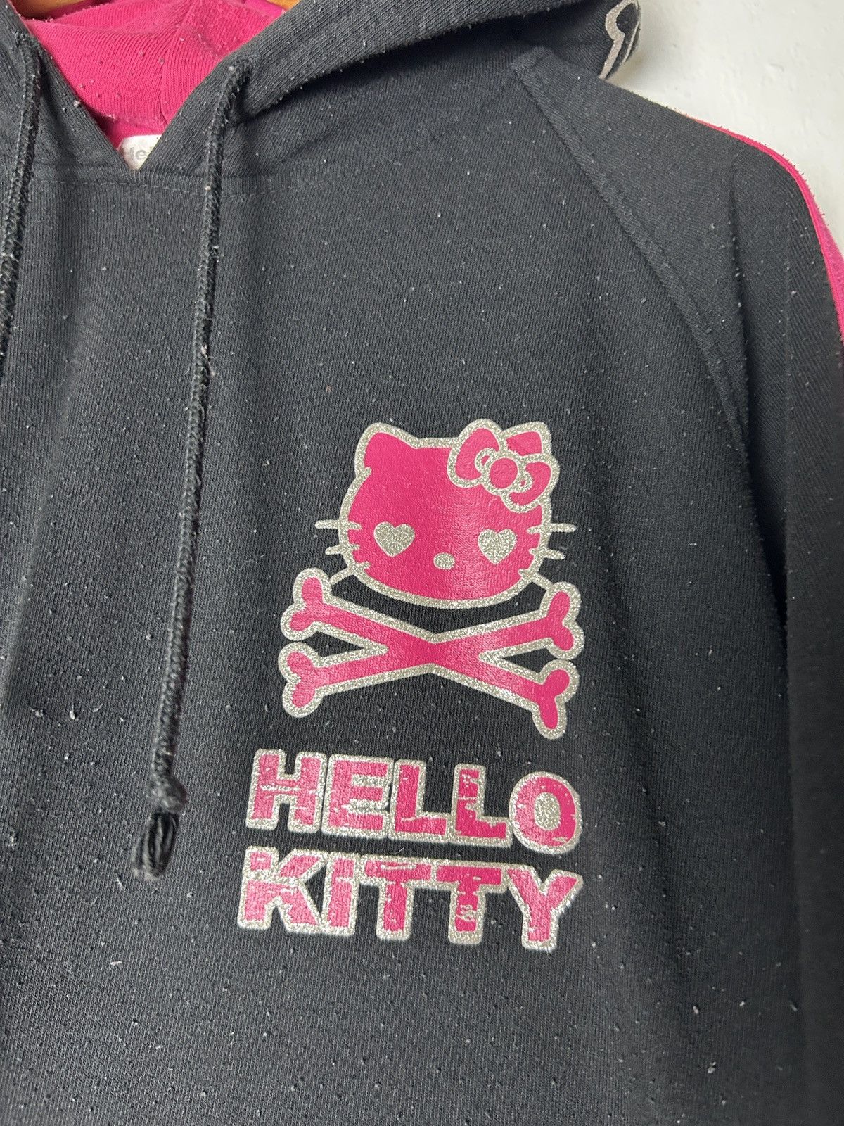 If Six Was Nine Vintage 00’s Hello kitty hoodie skull punk y2k japanese Size US L / EU 52-54 / 3 - 8 Thumbnail