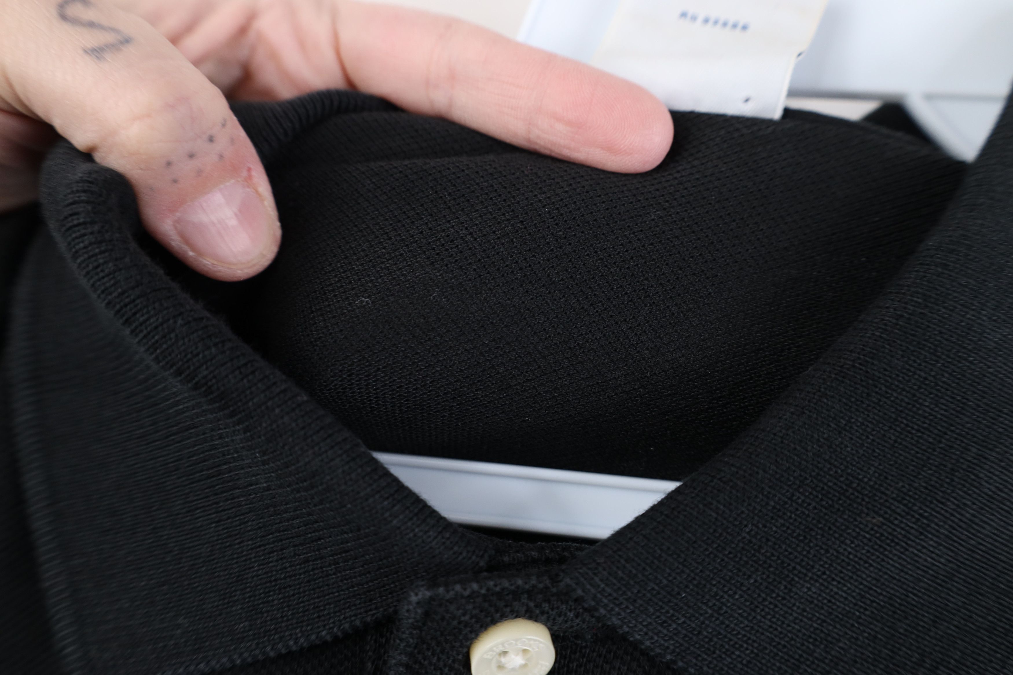 Brooks Brothers Vintage Brooks Brothers Fit Pique Cotton Golf Polo Black Size US L / EU 52-54 / 3 - 9 Thumbnail