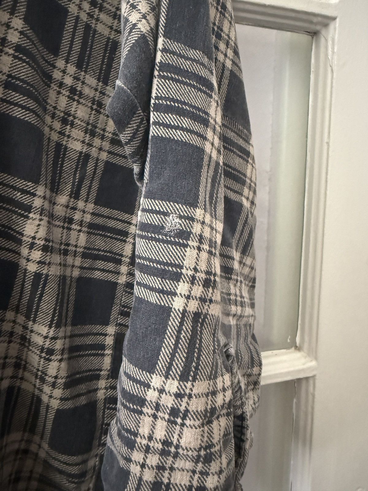 Vintage Sunfaded & Distressed Grunge Flannel Size US XL / EU 56 / 4 - 3 Thumbnail