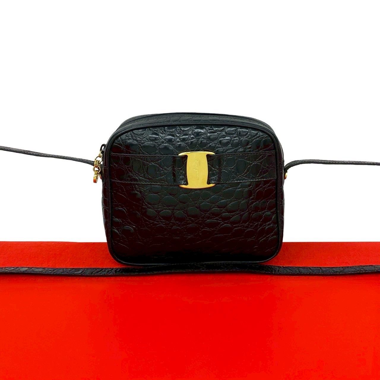 Salvatore Ferragamo Salvatore Ferragamo Salvatore Ferragamo Leather Shoulder Bag Leather Shoulder Bag DUTY FREE for USA Size ONE SIZE - 1 Thumbnail