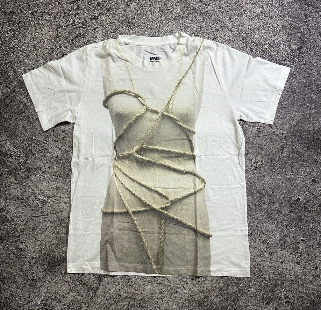 Maison Margiela × Supreme MM6 Maison Margiela rope print TShirt Size US L / EU 52-54 / 3 - 1 Thumbnail
