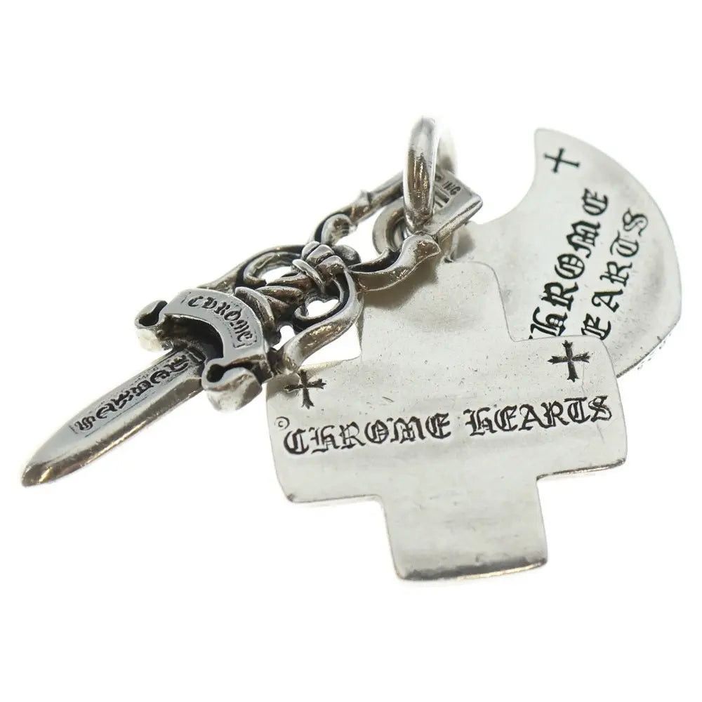 Chrome Hearts Silver 3 Trinkets Pendant Size ONE SIZE - 1 Thumbnail