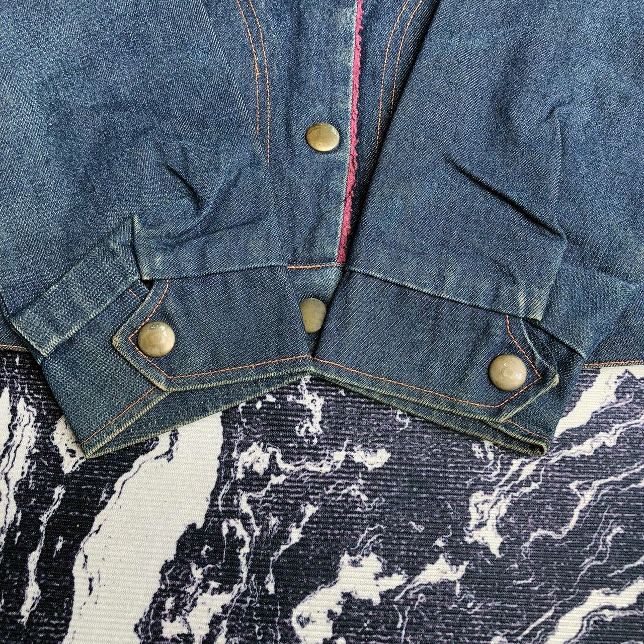 Hysteric Glamour Vintage Y2K Hysteric Glamour Denim Jacket with Sherpa Collar Size US S / EU 44-46 / 1 - 4 Thumbnail