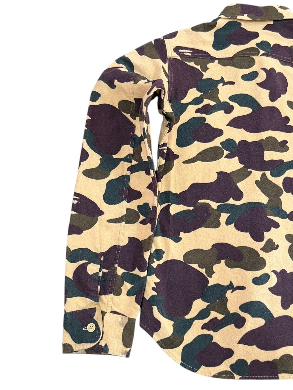Bape Vintage Ape 1st camo Button Up Long Sleeve T-Shirt Size US XS / EU 42 / 0 - 7 Thumbnail