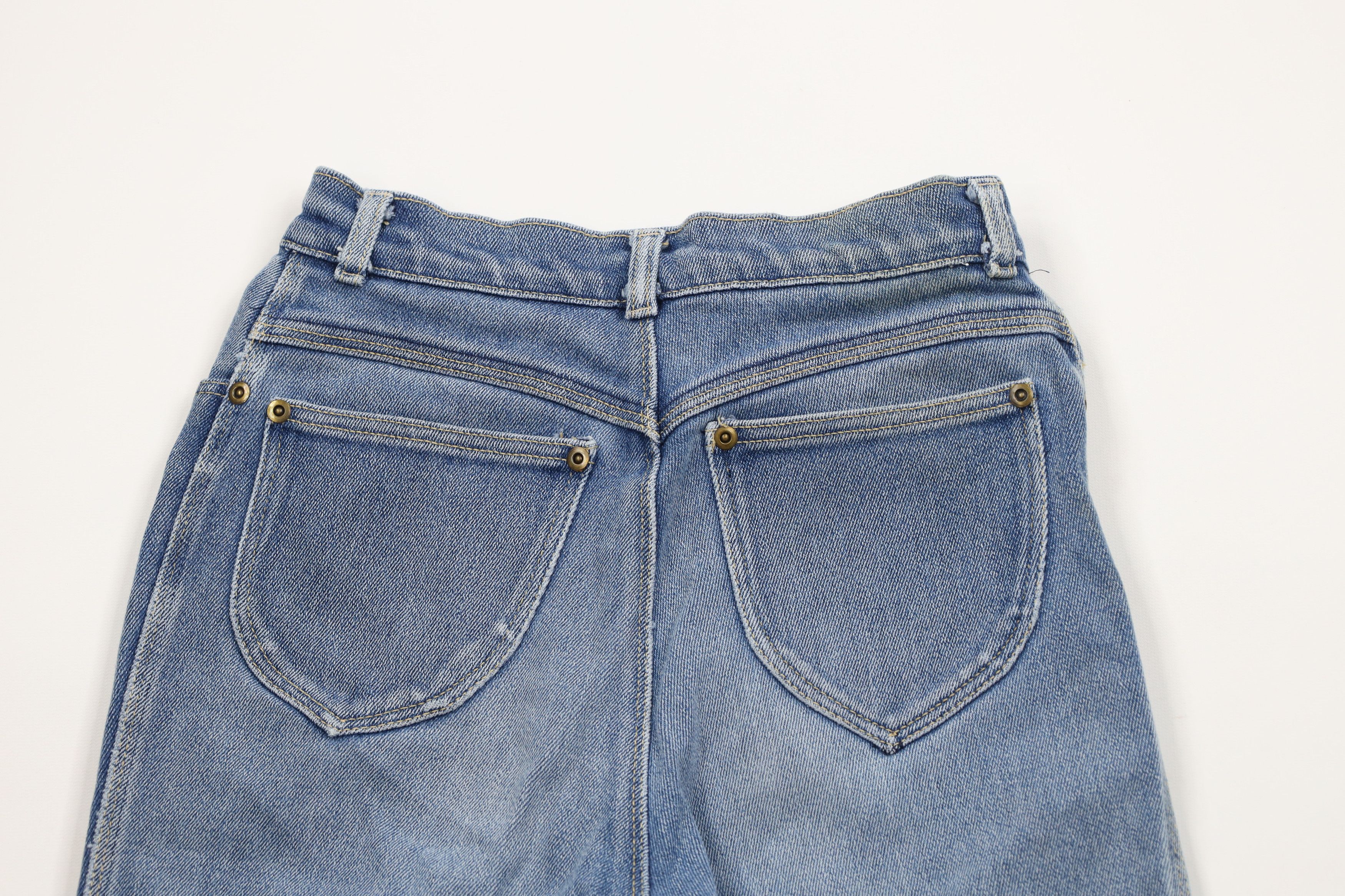 Vintage Vintage 90s Streetwear Babydoll Flared Denim Jeans Blue Size 24" / US 00 / IT 34 - 10 Thumbnail