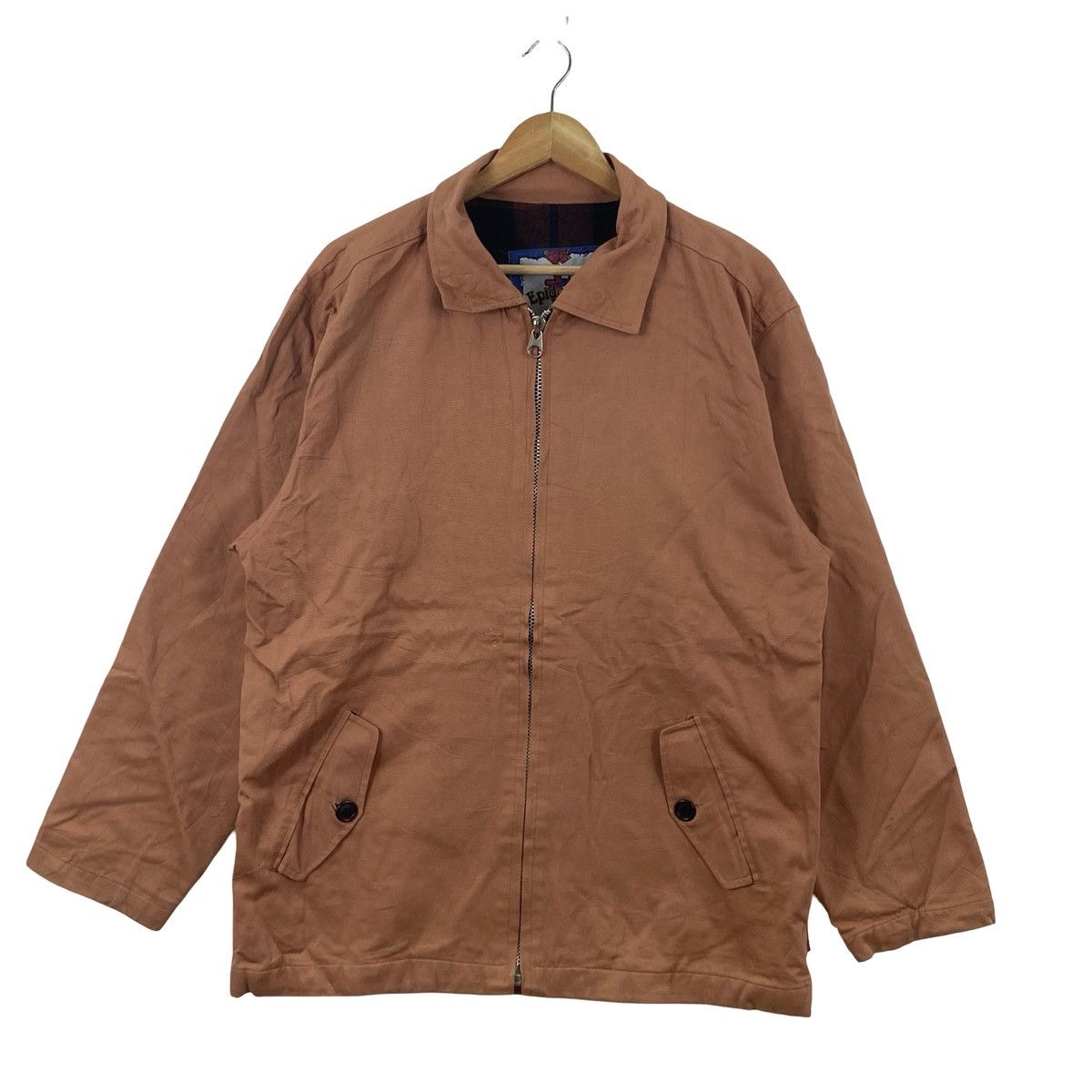 Vintage Vintage EPIDEMIC Zip-Up Jacket Plaid LWorkwear Style Size US L / EU 52-54 / 3 - 5 Thumbnail