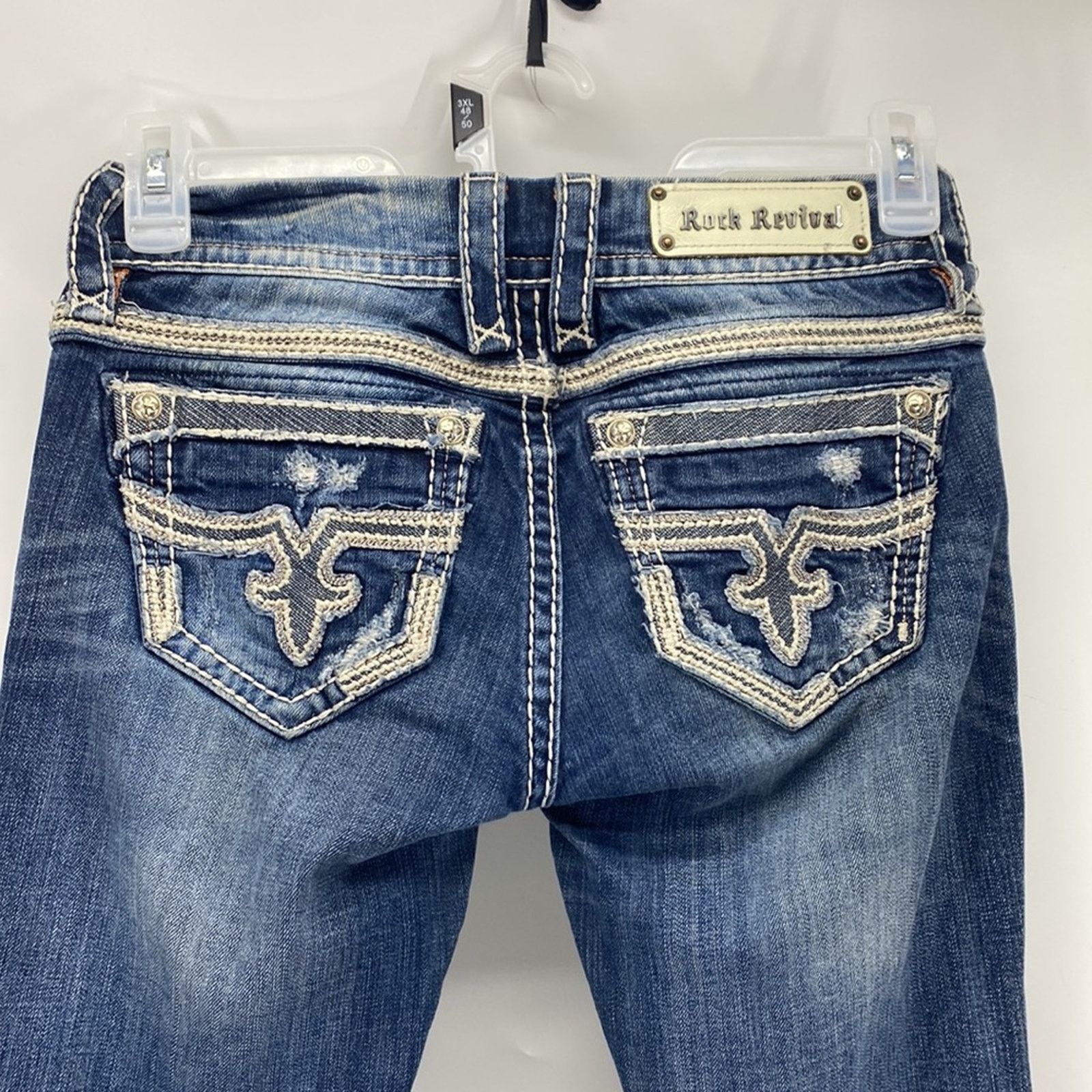 Rock Revival Rock Revival Natalie bootcut Lowrise rodeo western sz 27 Size 27" / US 4 / IT 40 - 9 Thumbnail