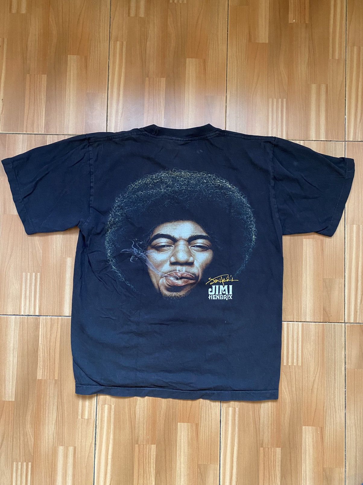 Jimi Hendrix × Vintage Jimi Hendrix Vintage Black T Shirt Size L Size US L / EU 52-54 / 3 - 4 Thumbnail