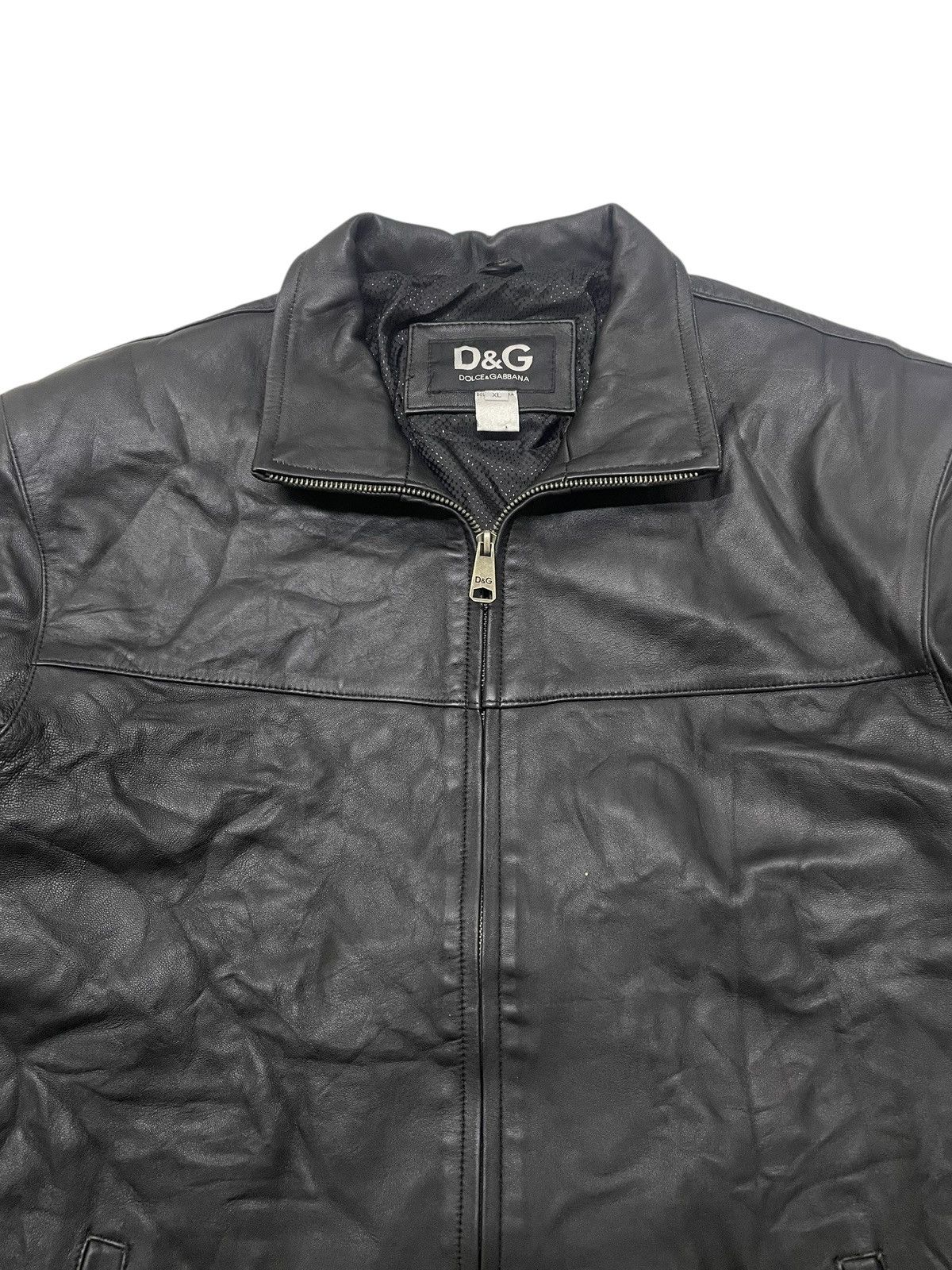 Dolce & Gabbana Vintage D&G Dolce&Gabbana Leathers Jacket Size US L / EU 52-54 / 3 - 2 Thumbnail