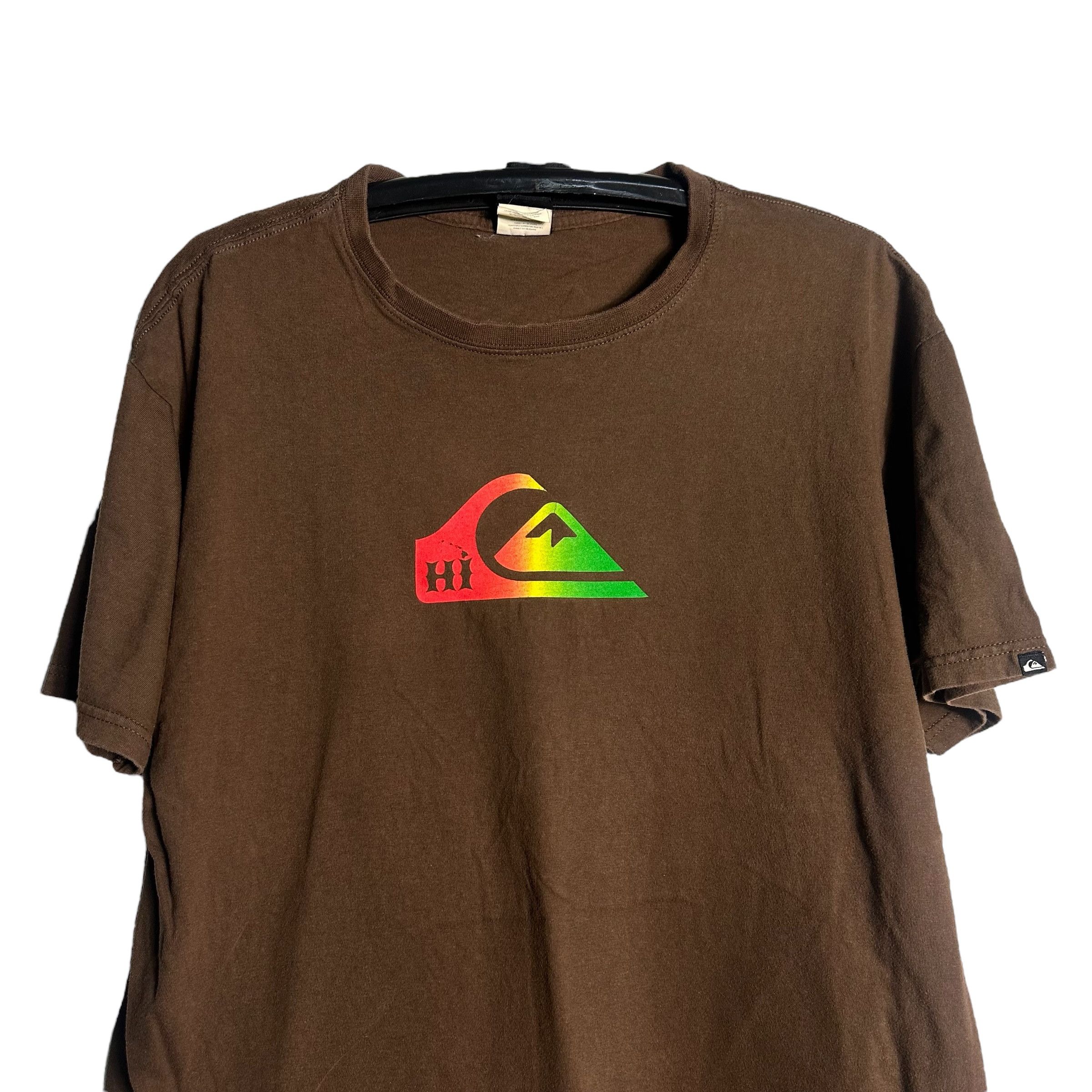Quiksilver 🔥RARE🔥Vintage Quiksilver Streetwear Spell Out T-shirt Size US L / EU 52-54 / 3 - 2 Thumbnail