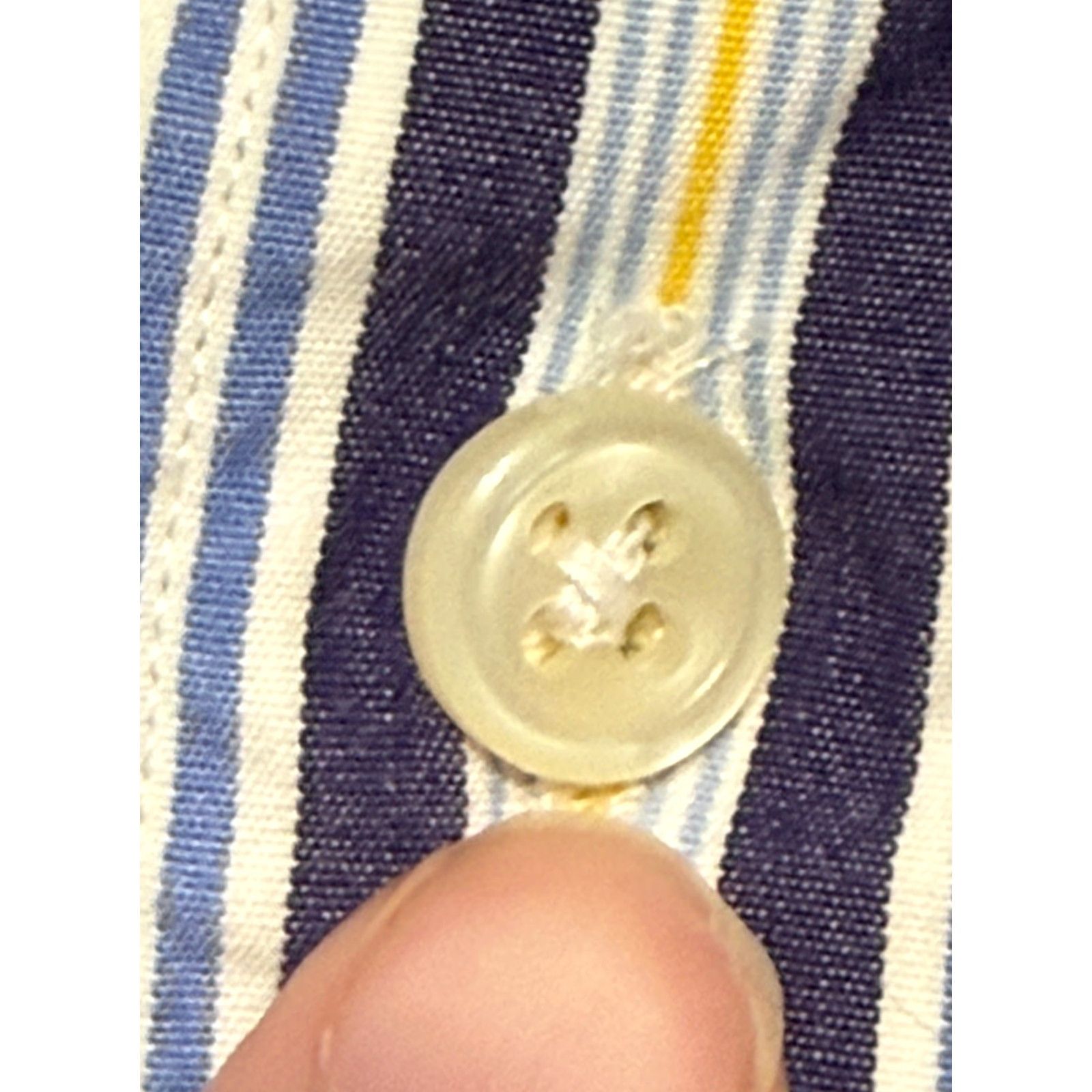 Ralph Lauren Ralph Lauren Shirt Mens XL Blue Stripe Long Sleeve Button-Up Size US XL / EU 56 / 4 - 5 Thumbnail