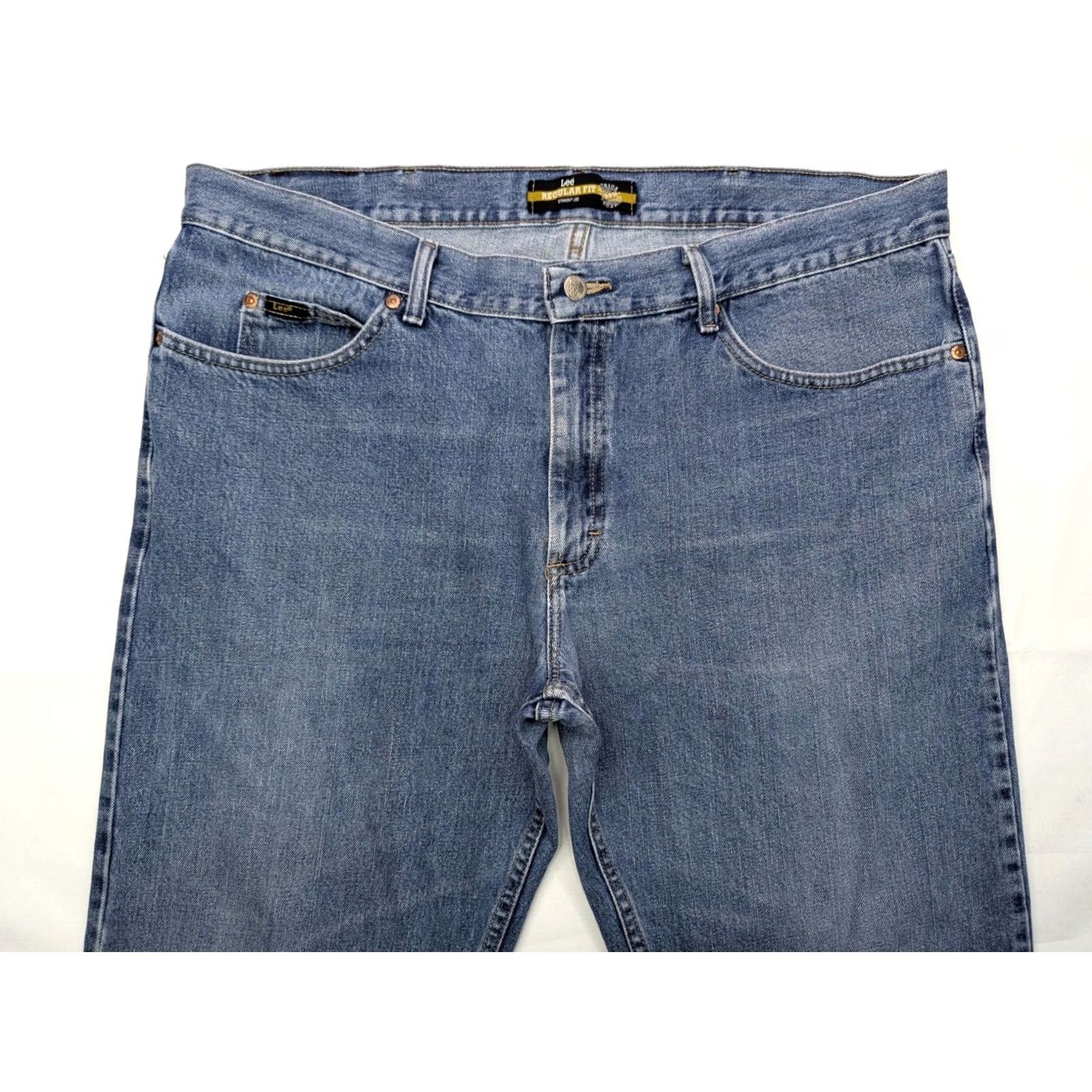 Lee LEE Regular Fit Jeans Men 40x30 Blue Denim 2008973 Straight Leg 5-Pocket Regular Lift Size US 40 / EU 56 - 4 Thumbnail