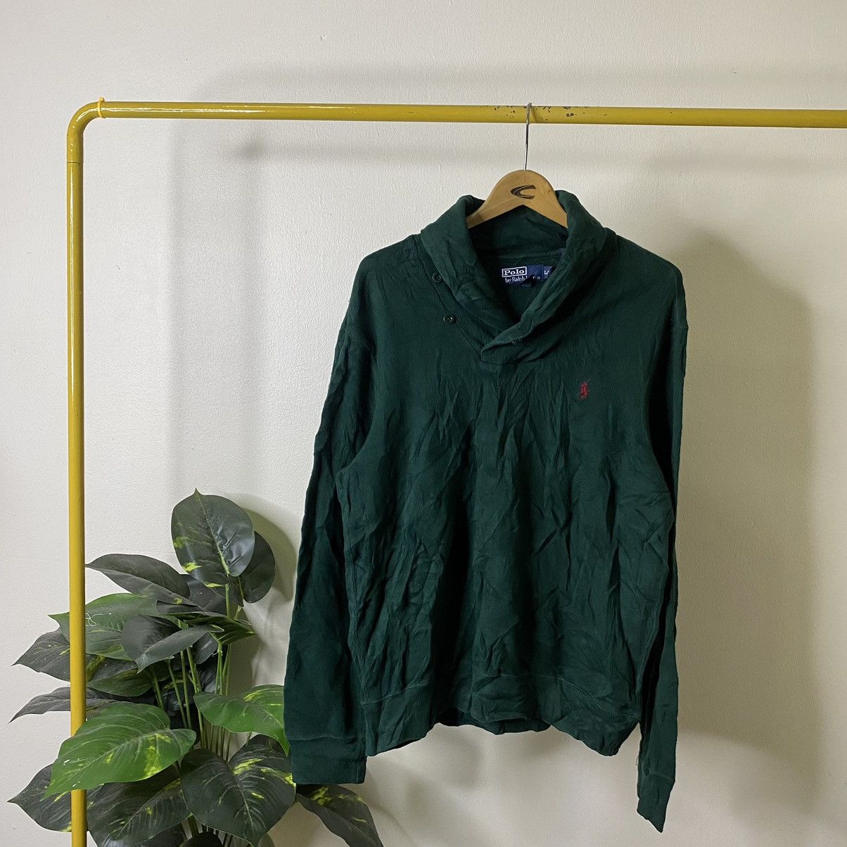 Polo Ralph Lauren Vintage Polo Ralph Lauren Small Pony LS Tee Size US L / EU 52-54 / 3 - 1 Thumbnail