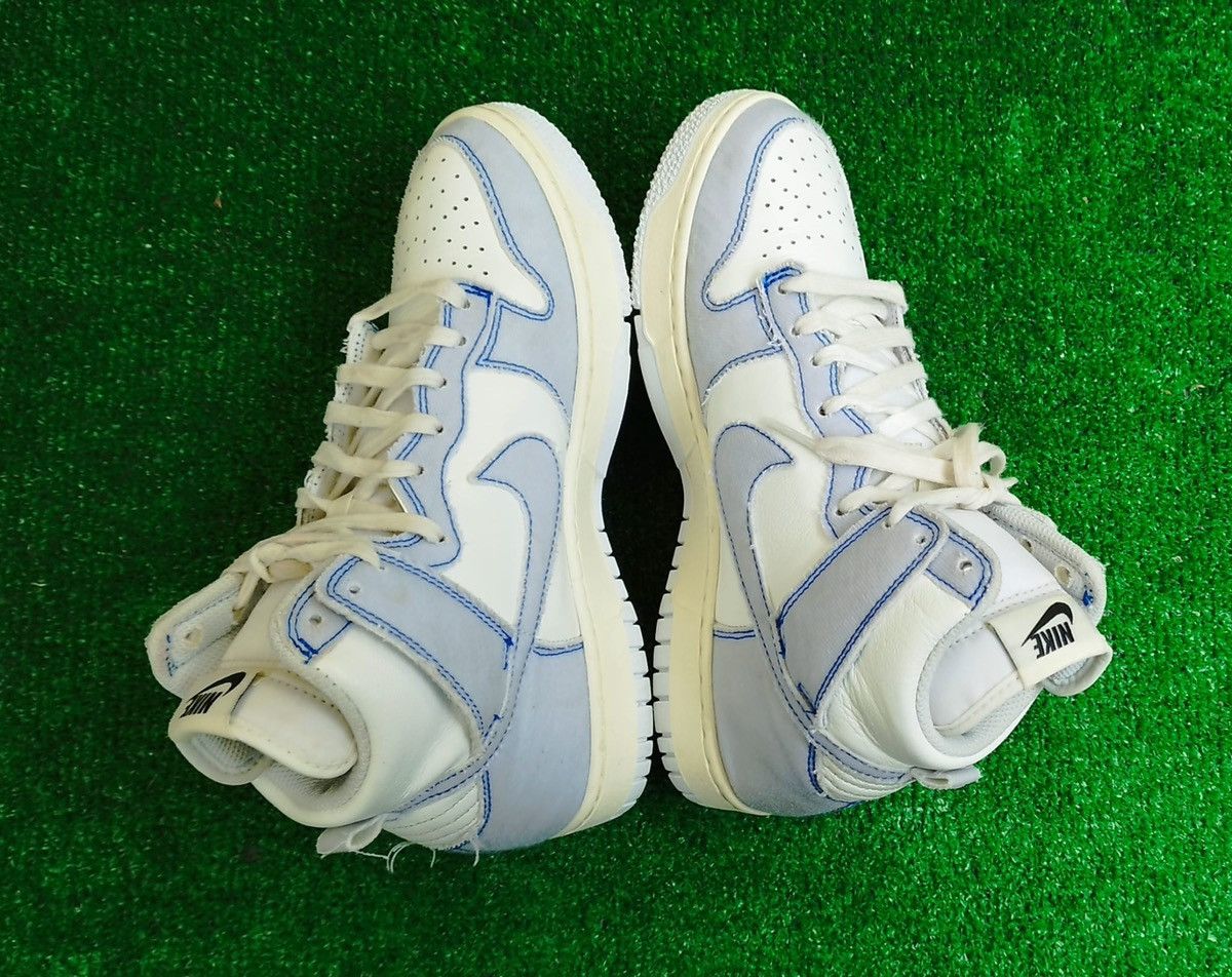 Nike Nike Dunk High 1985 Blue Denim Unisex # 6,5us. - #39eu Size US 6.5 / IT 36.5 - 4 Thumbnail