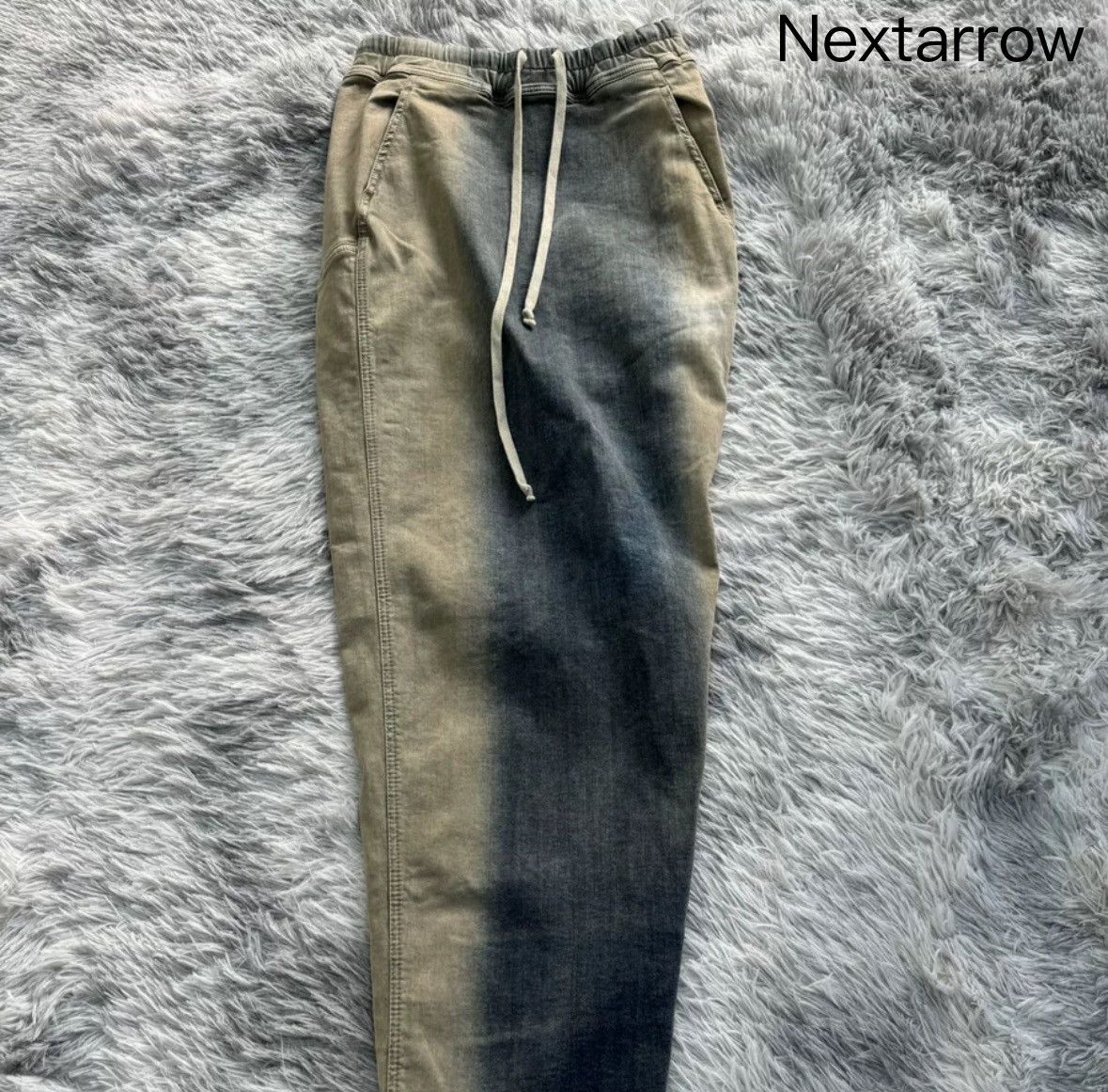 Rick Owens Rick Owens Drkshdw 23SS Geth Bela Gradient Denim Half Skirt Size 26" / US 2 / IT 38 - 1 Thumbnail