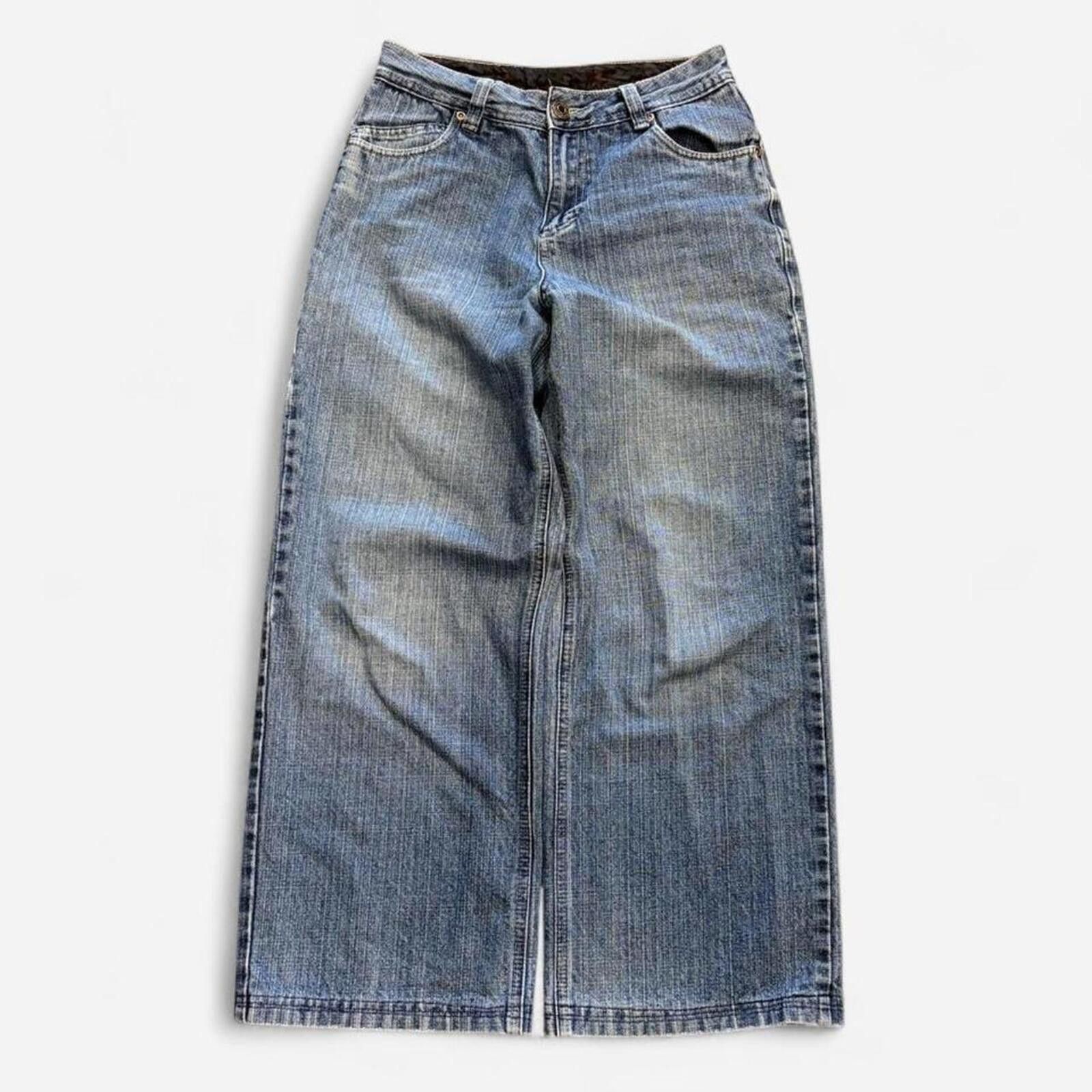 Vintage Y2K Skull Baggy Jeans Size US 30 / EU 46 - 5 Thumbnail