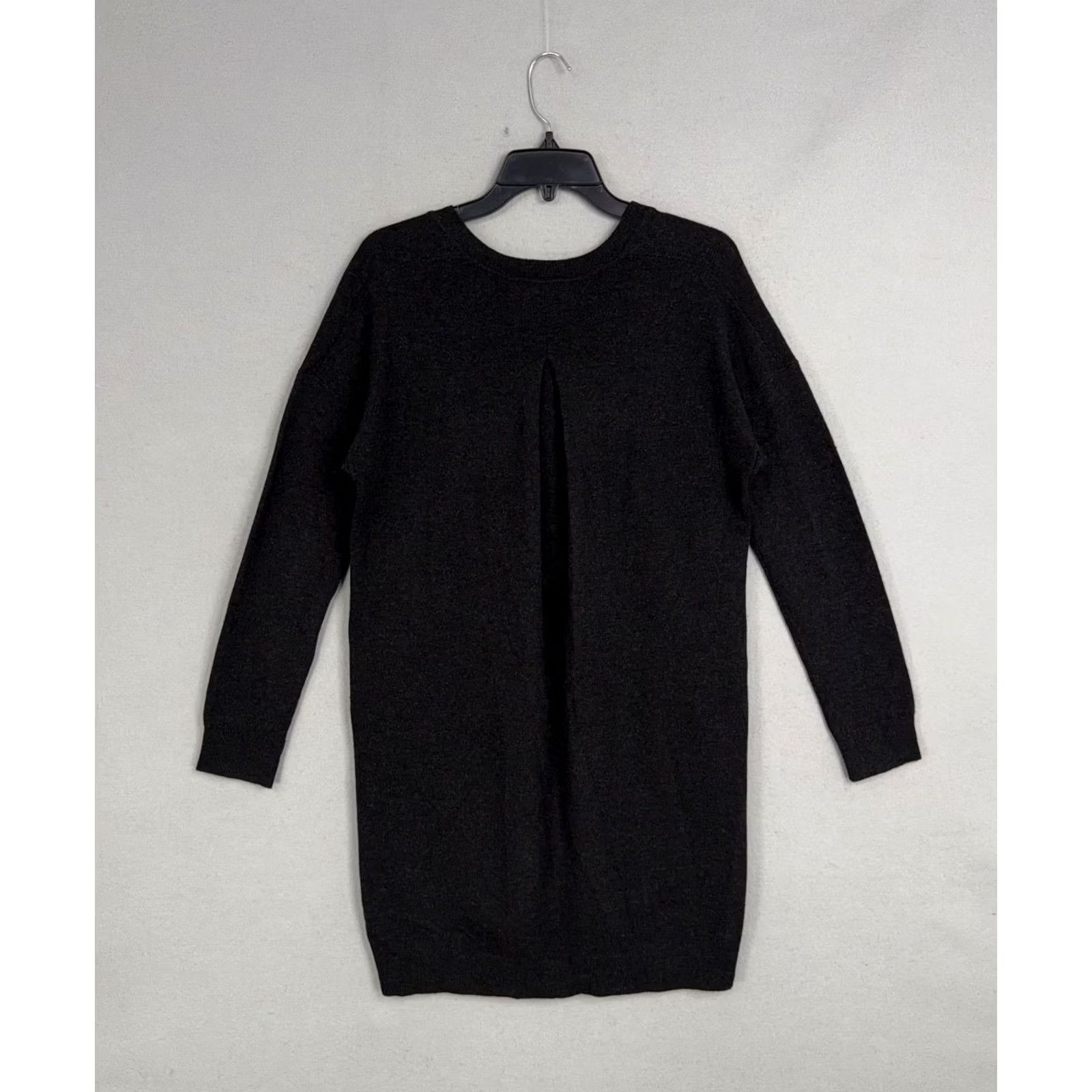 Vince Vince Sweater Tunic Womens S Gray Wool Cashmere V Neck Pockets Knit Size S / US 4 / IT 40 - 5 Thumbnail
