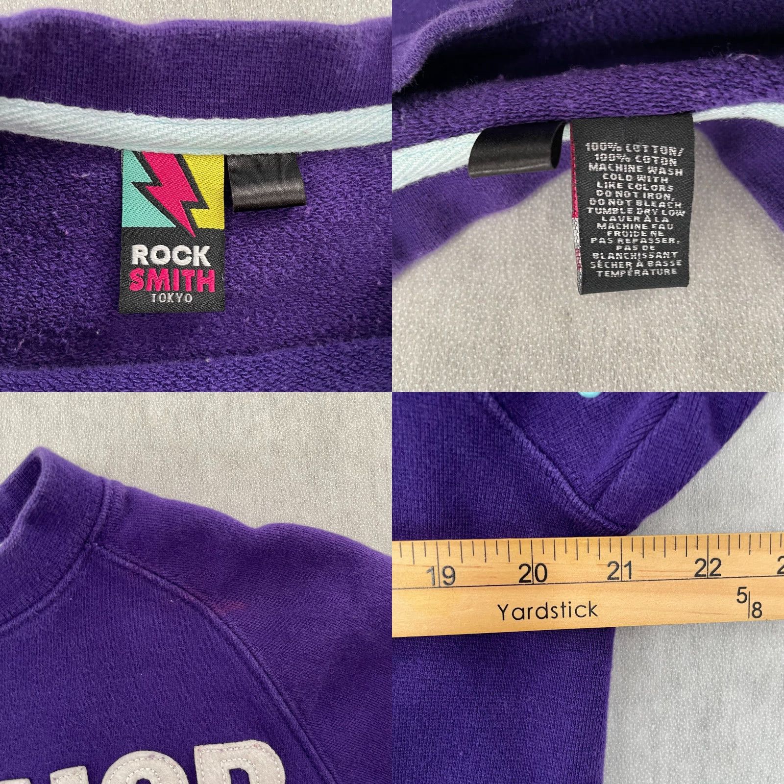 Vintage VINTAGE Tupac Shakur 2Pac Sweater Rock Smith Crew Neck Short Sleeve Purple with Pockets Mens S Shoes Not applicable Size US S / EU 44-46 / 1 - 8 Thumbnail