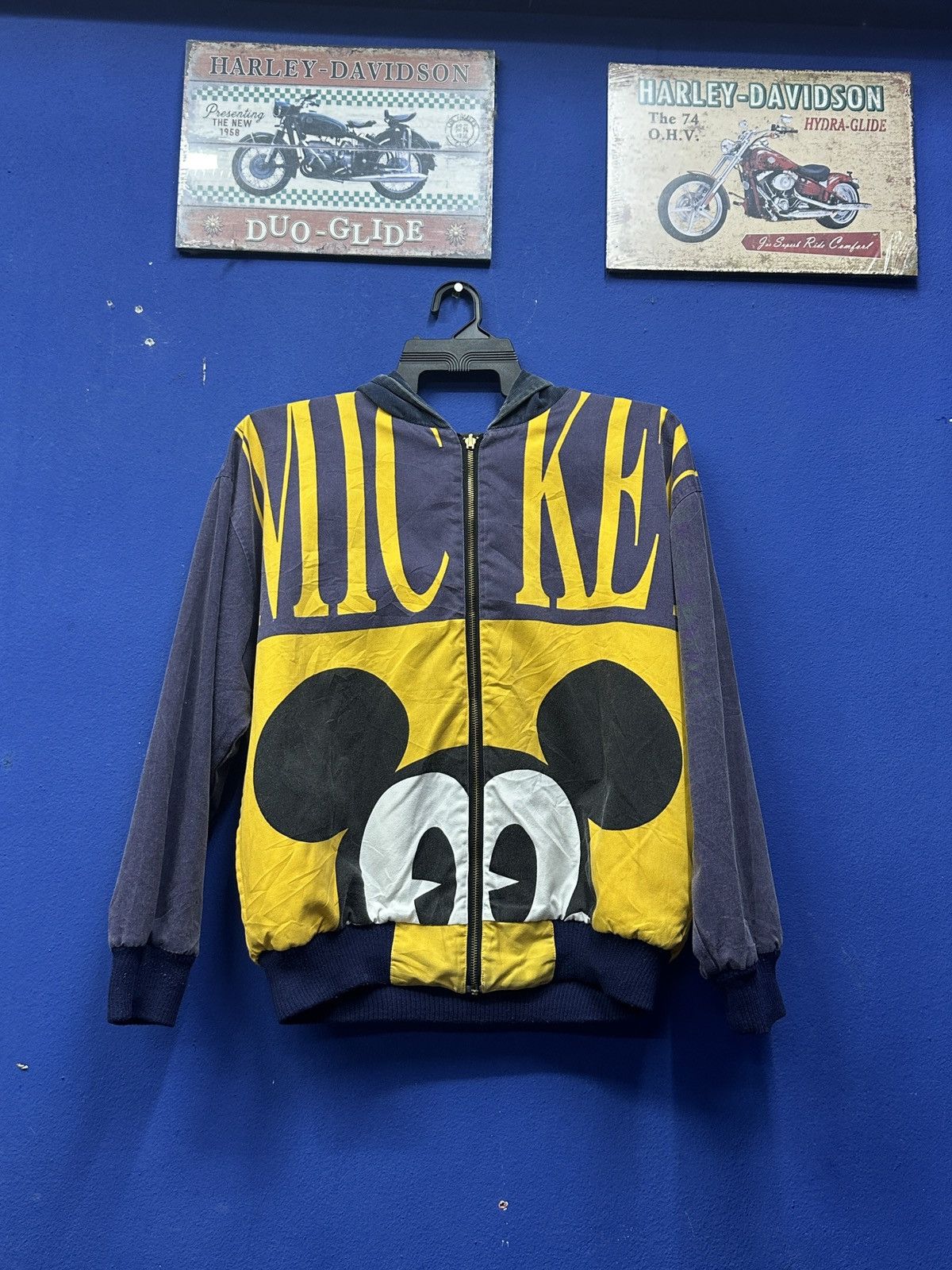 Disney × Mickey Mouse × Vintage Rare🔥 Reversible Micky Mouse Baggy Jacket Size US XL / EU 56 / 4 - 2 Thumbnail