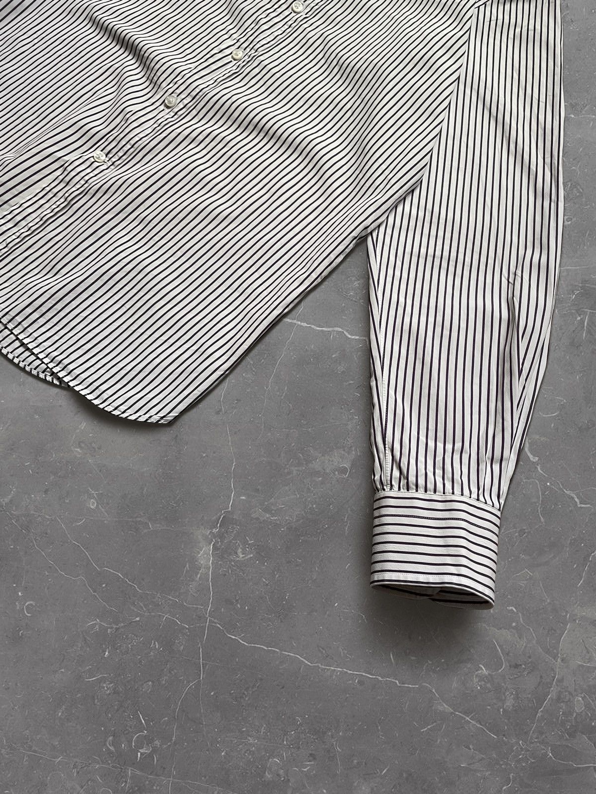 RRL Ralph Lauren × Ralph Lauren Purple Label Ralph Lauren Purple Label Striped Shirt Size US M / EU 48-50 / 2 - 4 Thumbnail