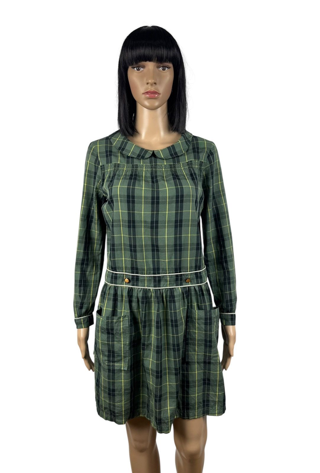 A.P.C. A.PC. Rue Madame Paris Plaid Shirt Dress size M Cotton Size M / US 6-8 / IT 42-44 - 1 Thumbnail