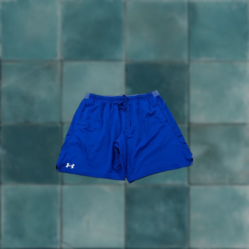 Under Armour VINTAGE? No — under armour shorts mens 2xl blue locker 9" pocketed athletic workout 1351350 Size US 39 - 1 Thumbnail