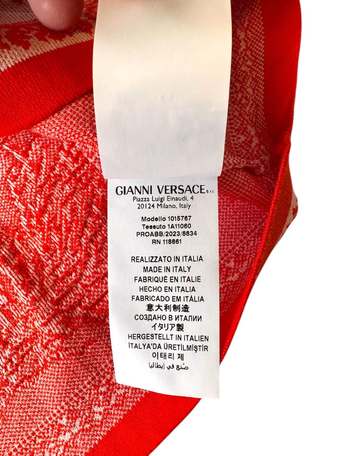 Versace Versace Trésor de la Mer Jacquard Knit Top Size XL / US 12-14 / IT 48-50 - 6 Thumbnail